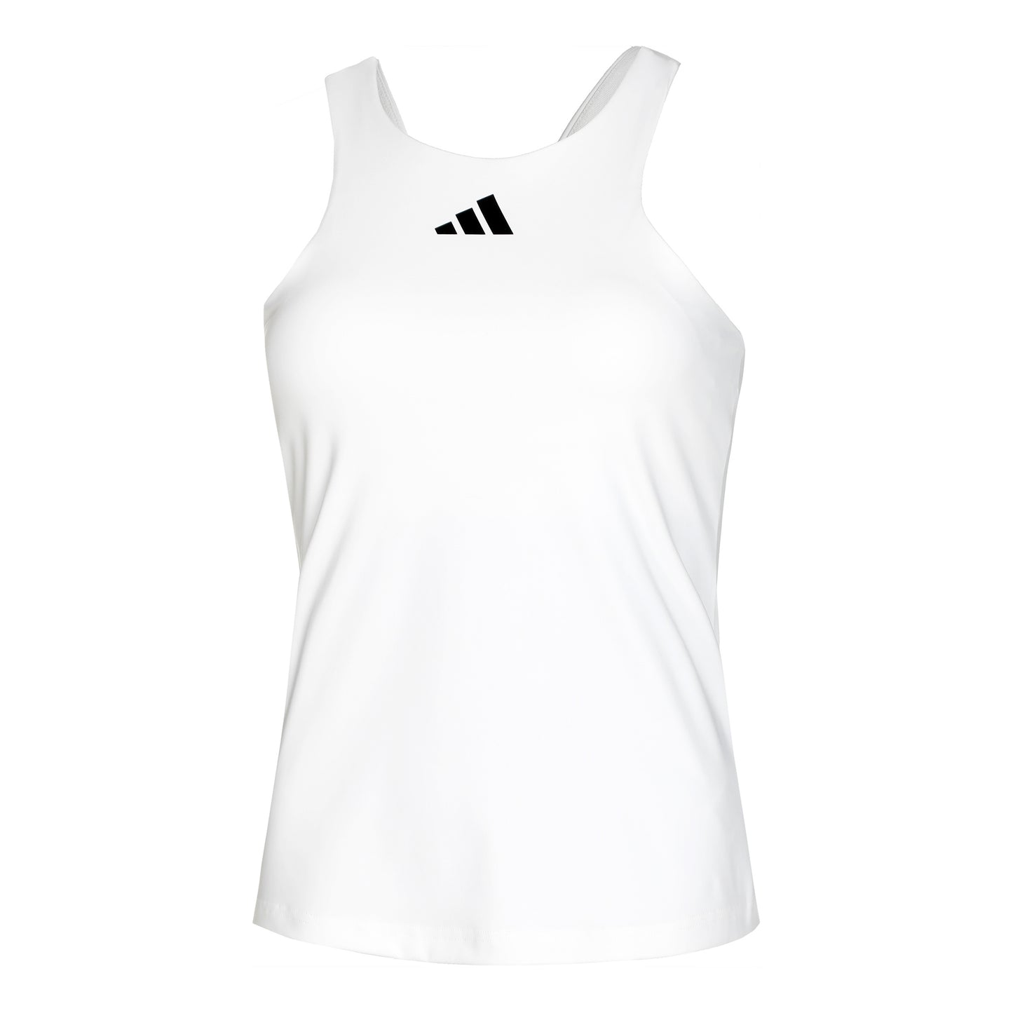 adidas Y-Canottiera Donna-Alluminio Bianco,Bianco