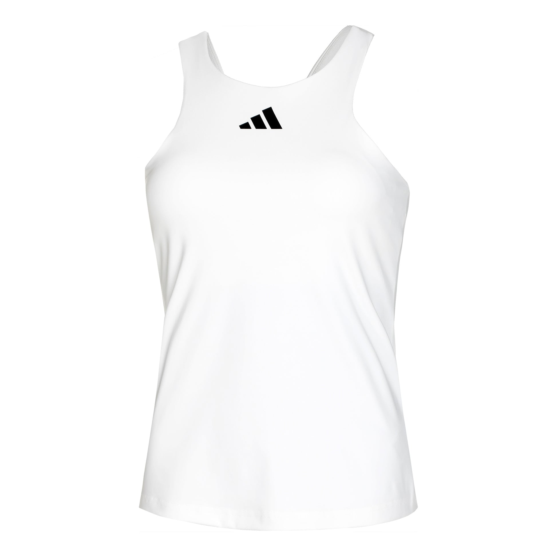 adidas Y-Canottiera Donna-Alluminio Bianco,Bianco