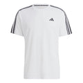 Essentials Train 3-Stripes Training Maglietta Uomini-Bianco,Nero