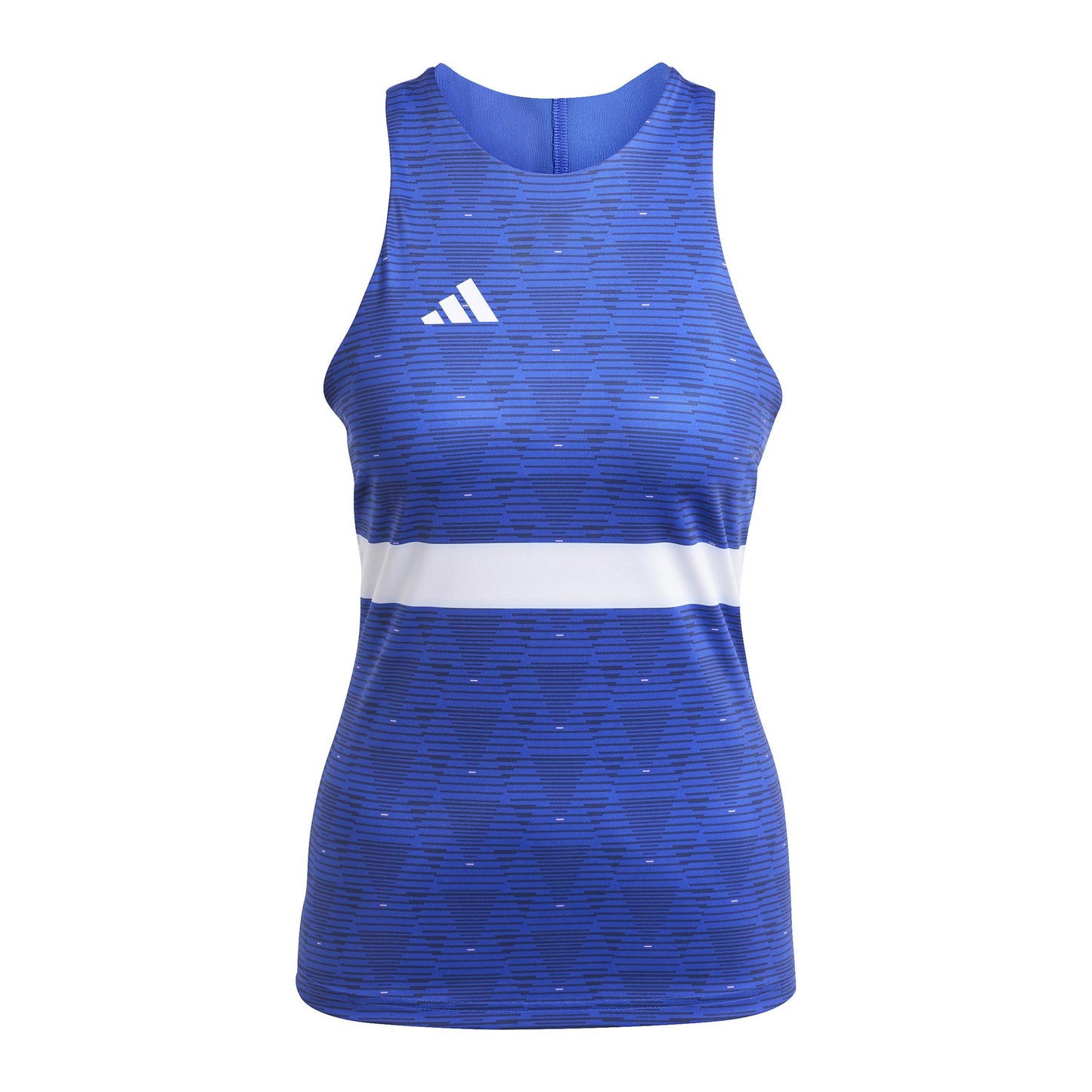 adidas Y Canottiera Donna-Blu,Bianco