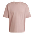 Essentials Loose Fit 3 Bar Logo Maglietta Uomini - rosa antico,