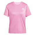 Train Essentials 3 Stripes Workout Maglietta Donna - rosa, bianco