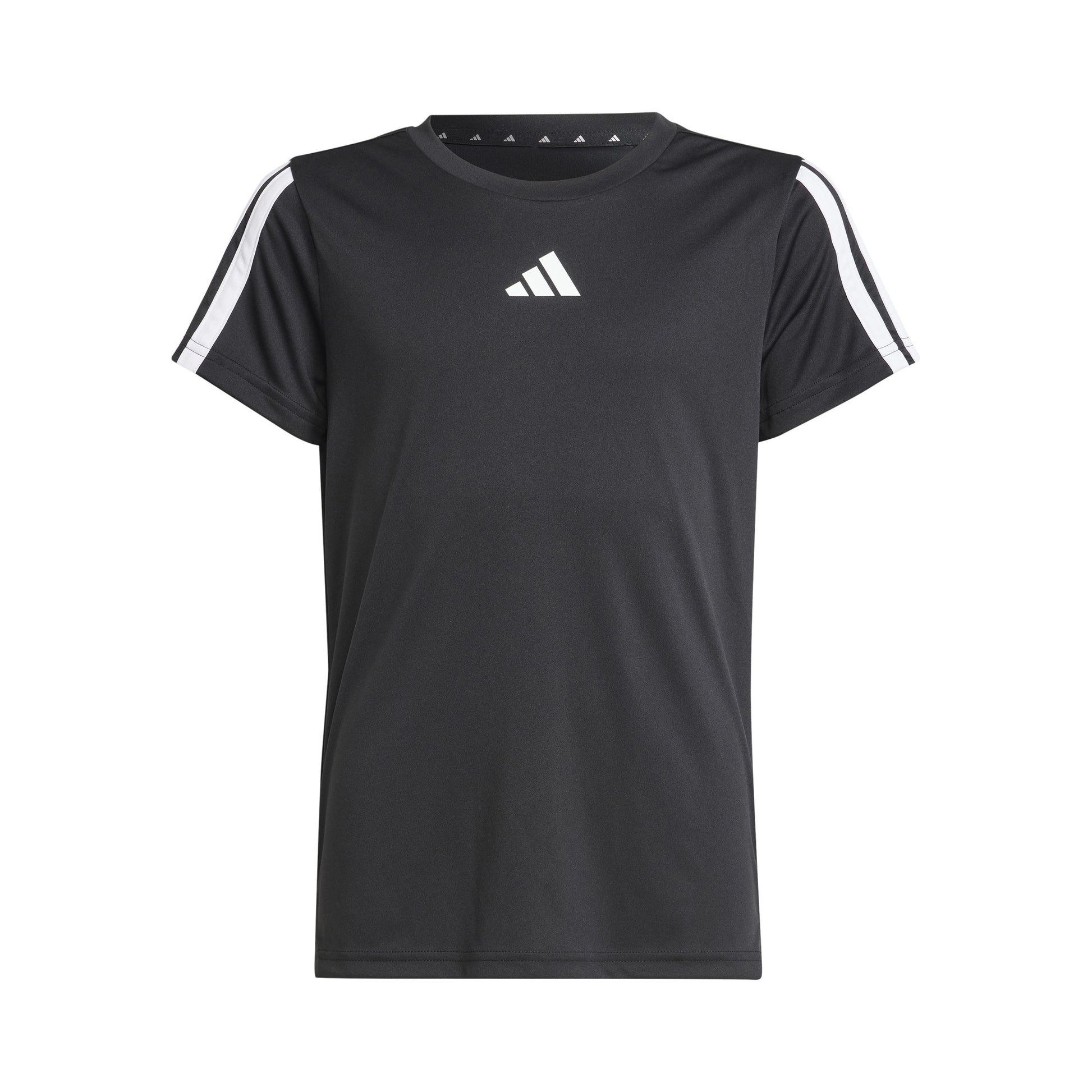 adidas Training Essentials 3 Stripes Maglietta Bambini - nero, bianco