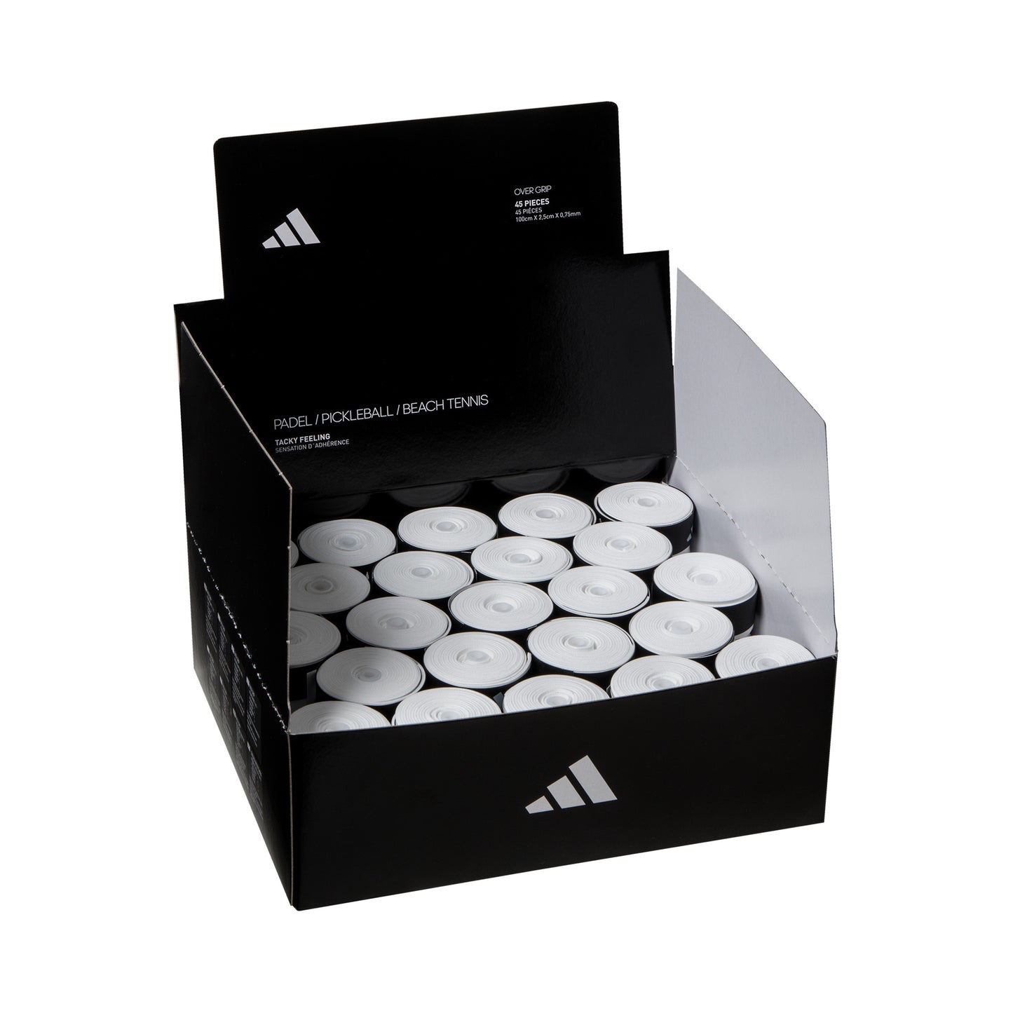 adidas Box of overgrip  45 box - bianco