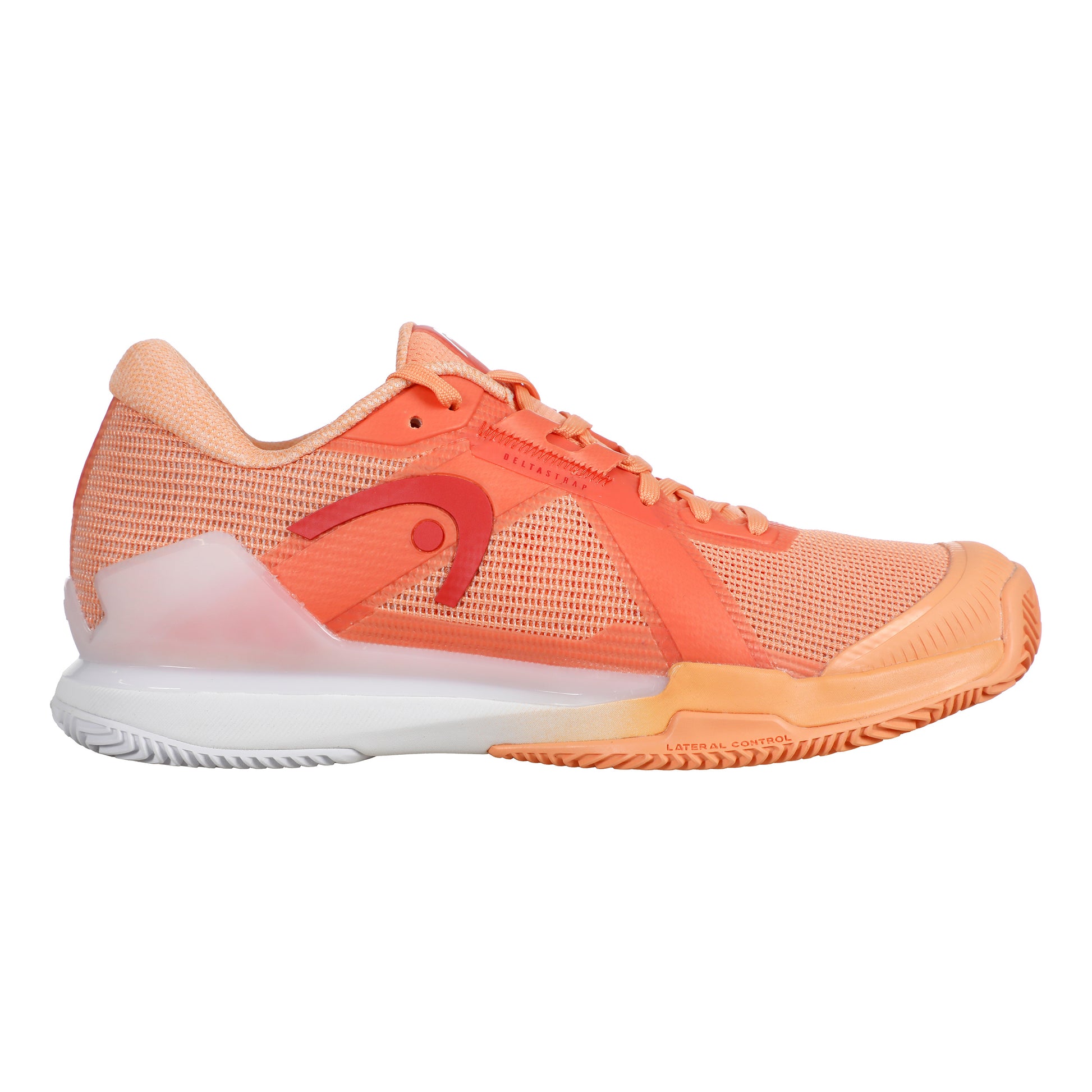 HEAD Sprint Pro 4.0 Scarpa Per Terra Rossa Donna-Corallo,Bianco