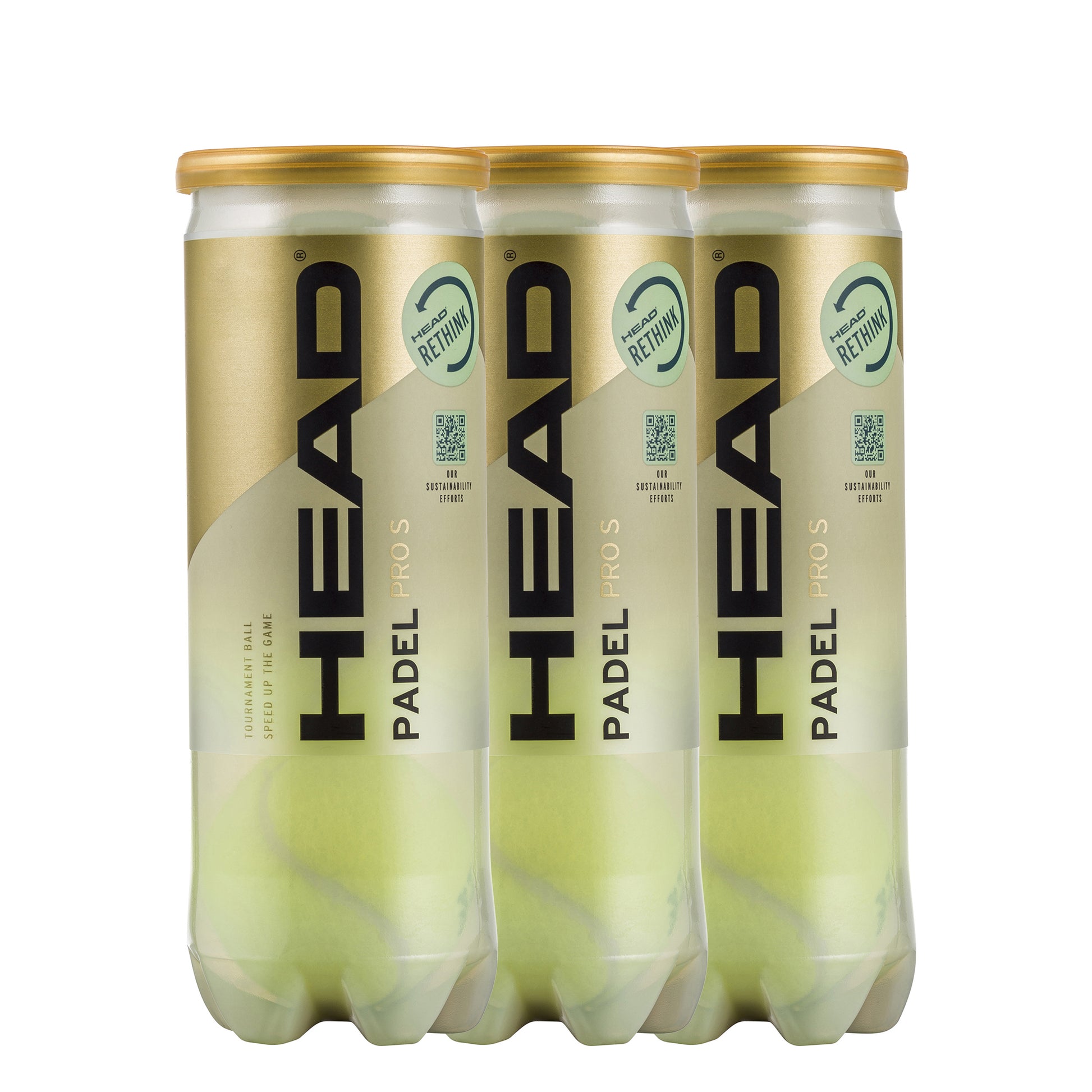 HEAD 3 tubi da 3 Padel Pro S