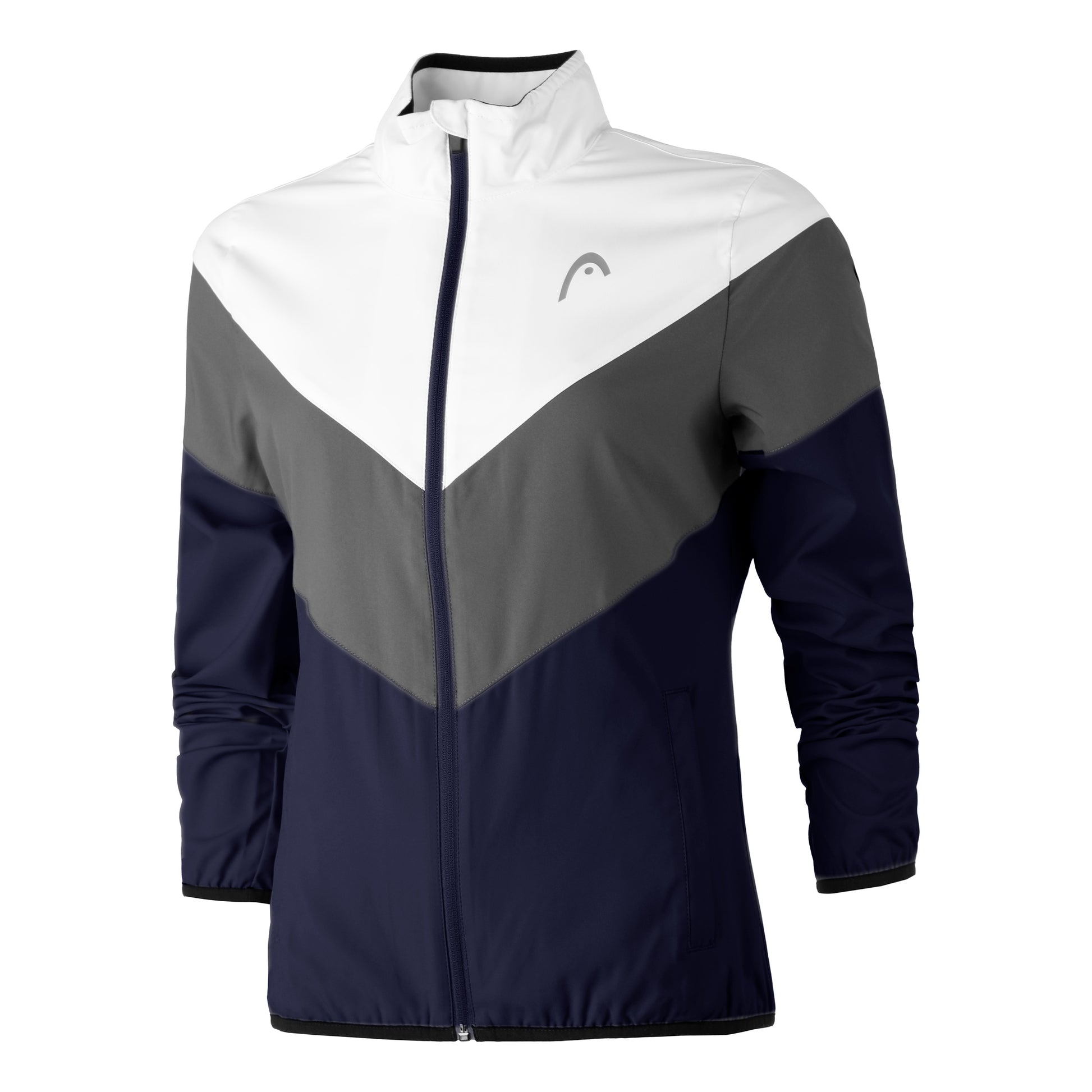 HEAD Club 22 Giacca da allenamento Donna - grigio, bianco