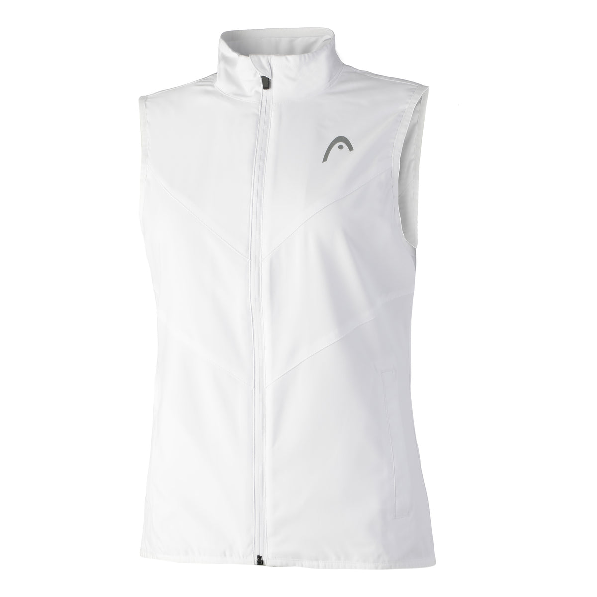 HEAD Club Gilet Donna-Bianco