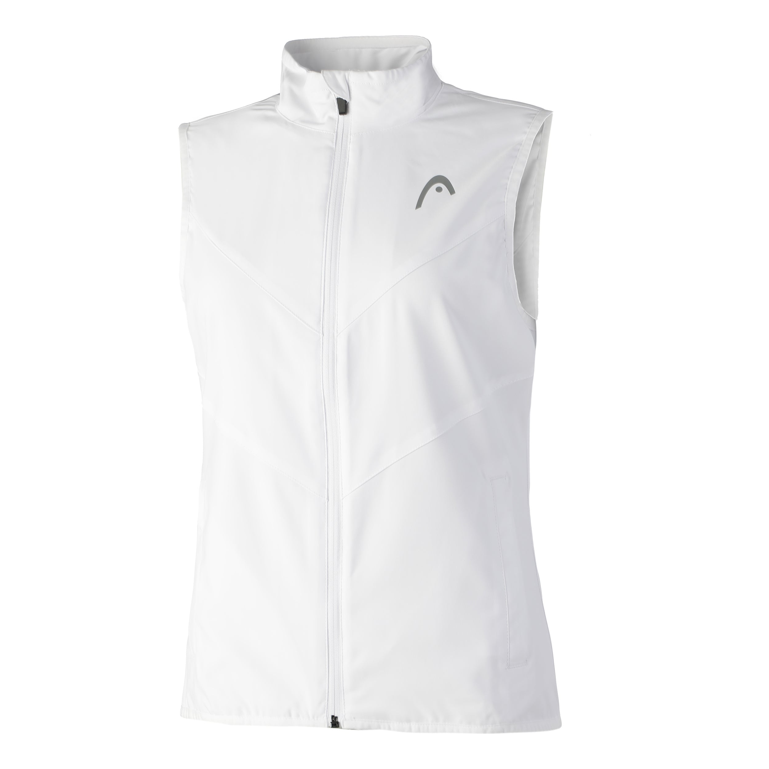 HEAD Club Gilet Donna-Bianco