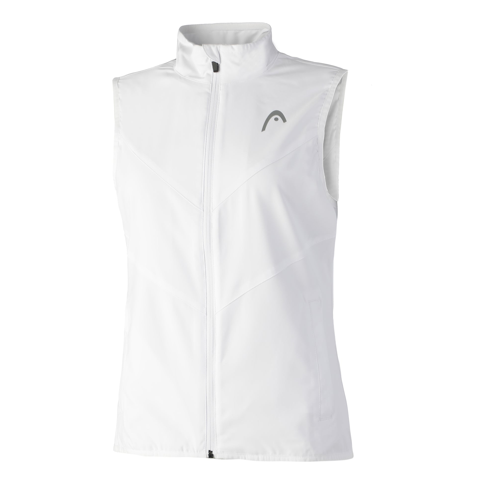 HEAD Club Gilet Donna-Bianco