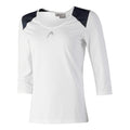 Club Maglietta Donna-Bianco,Blu