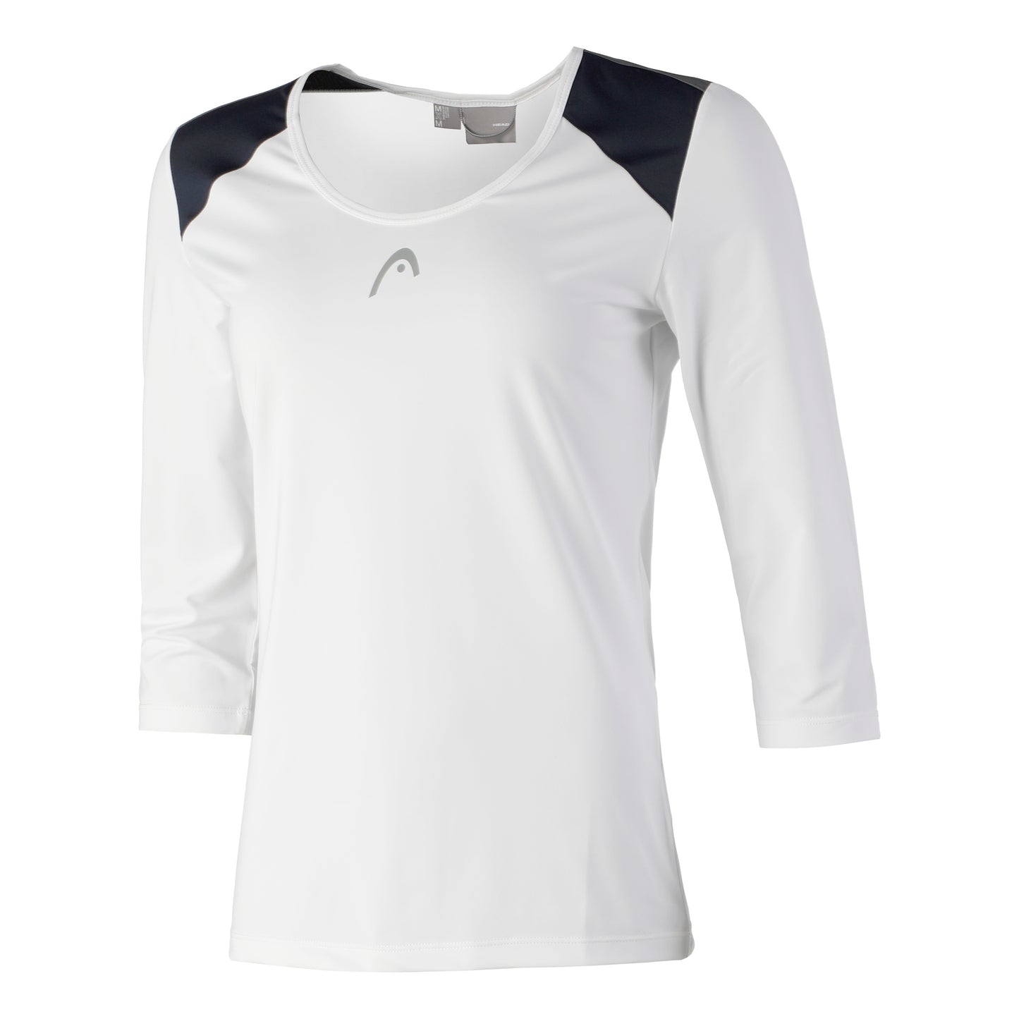 HEAD Club Maglietta Donna-Bianco,Blu