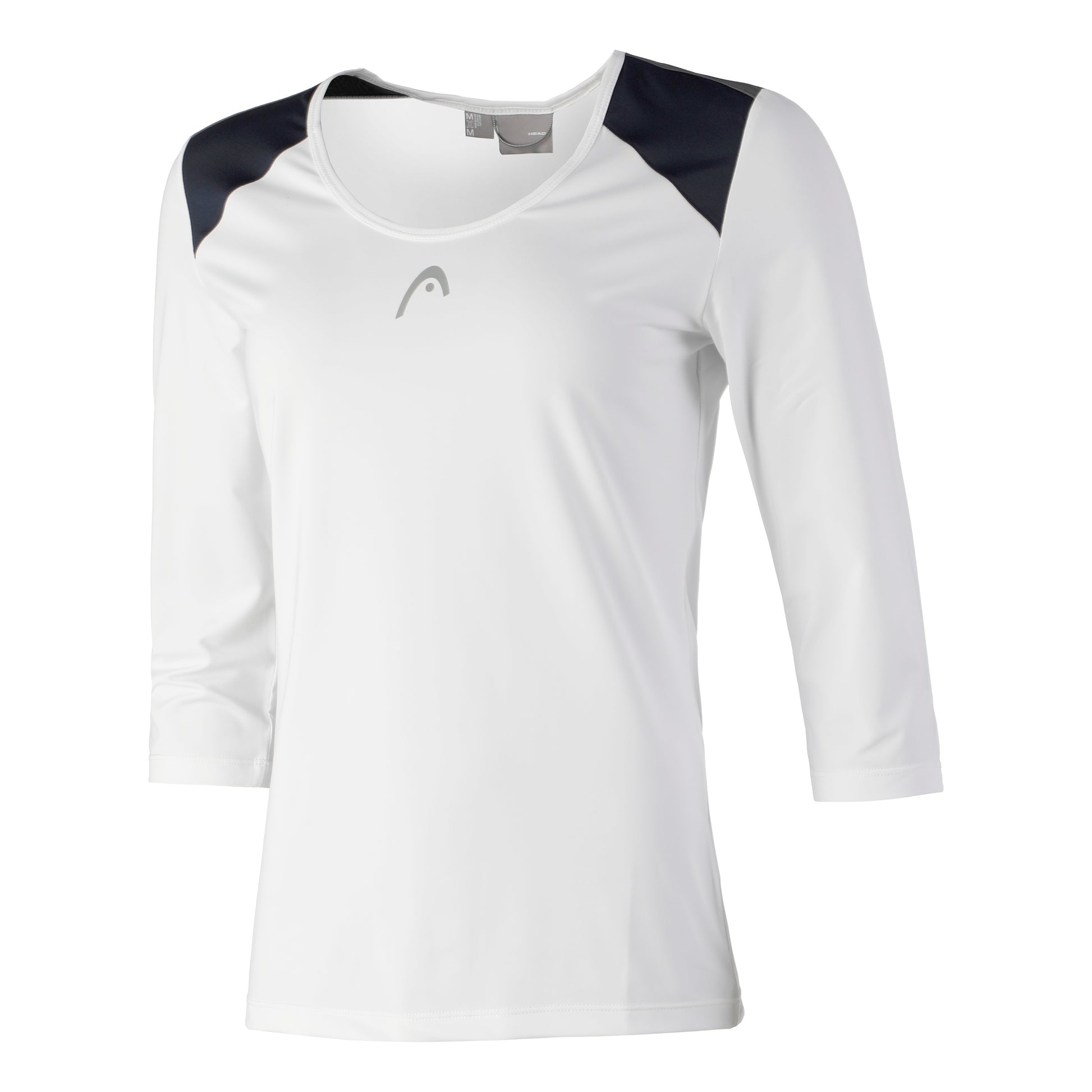 HEAD Club Maglietta Donna-Bianco,Blu