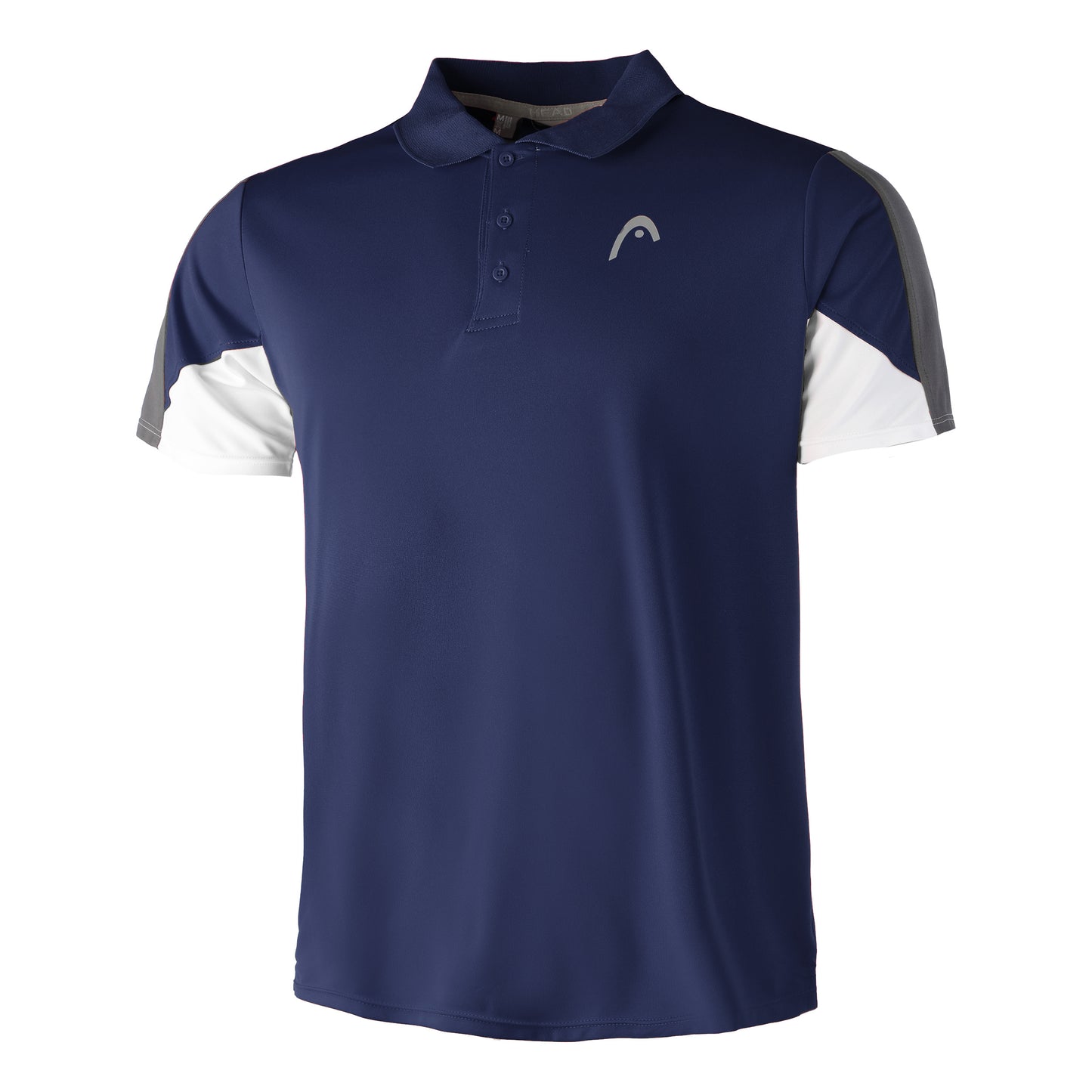 HEAD Club 22 Tech Polo Uomini-Blu Scuro,Bianco