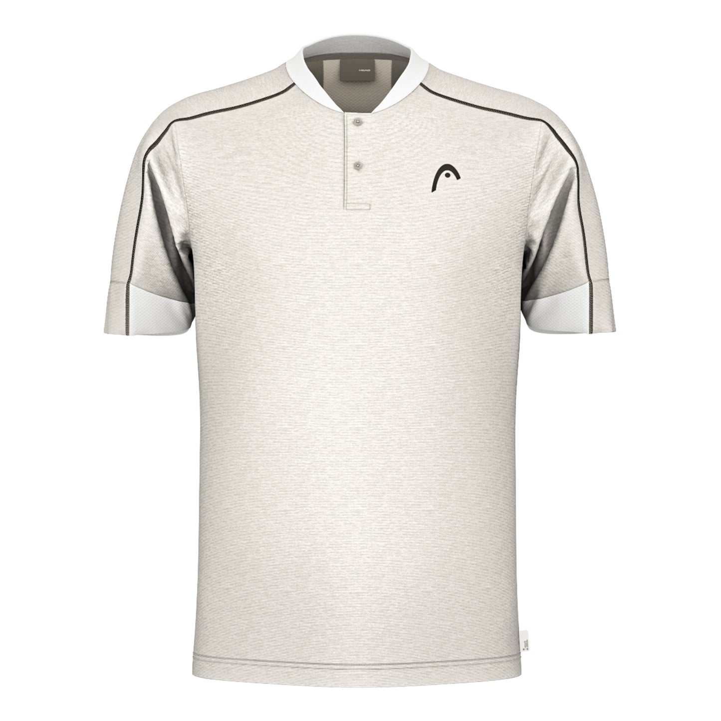 HEAD Play Tech Polo Uomini-Grigio Chiaro