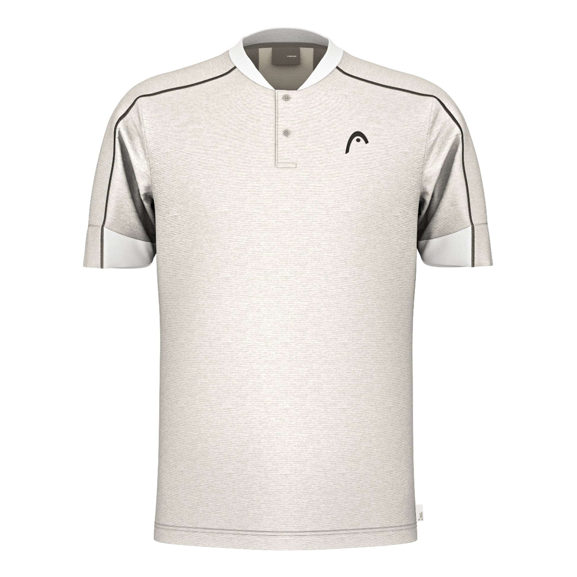 HEAD Play Tech Polo Uomini-Grigio Chiaro