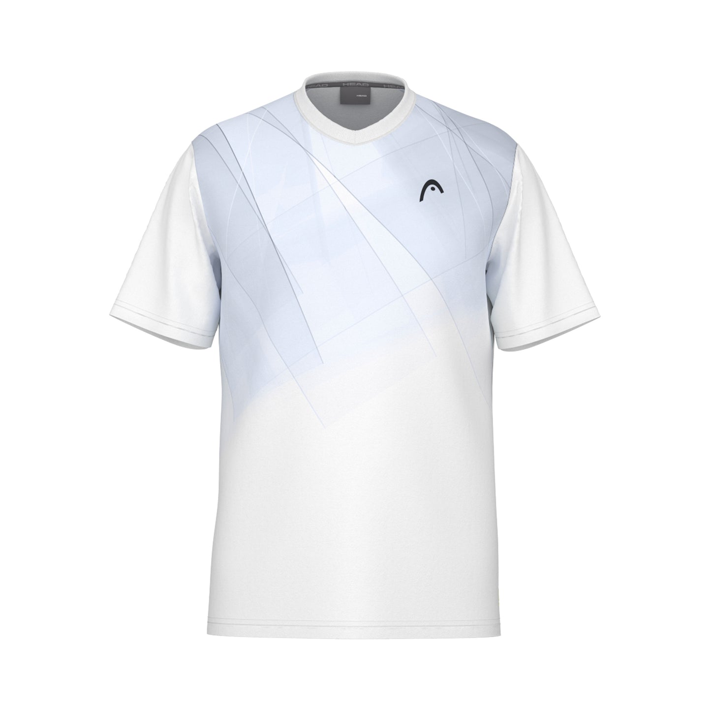 HEAD Topspin Maglietta Ragazzi-Bianco,Blu Scuro