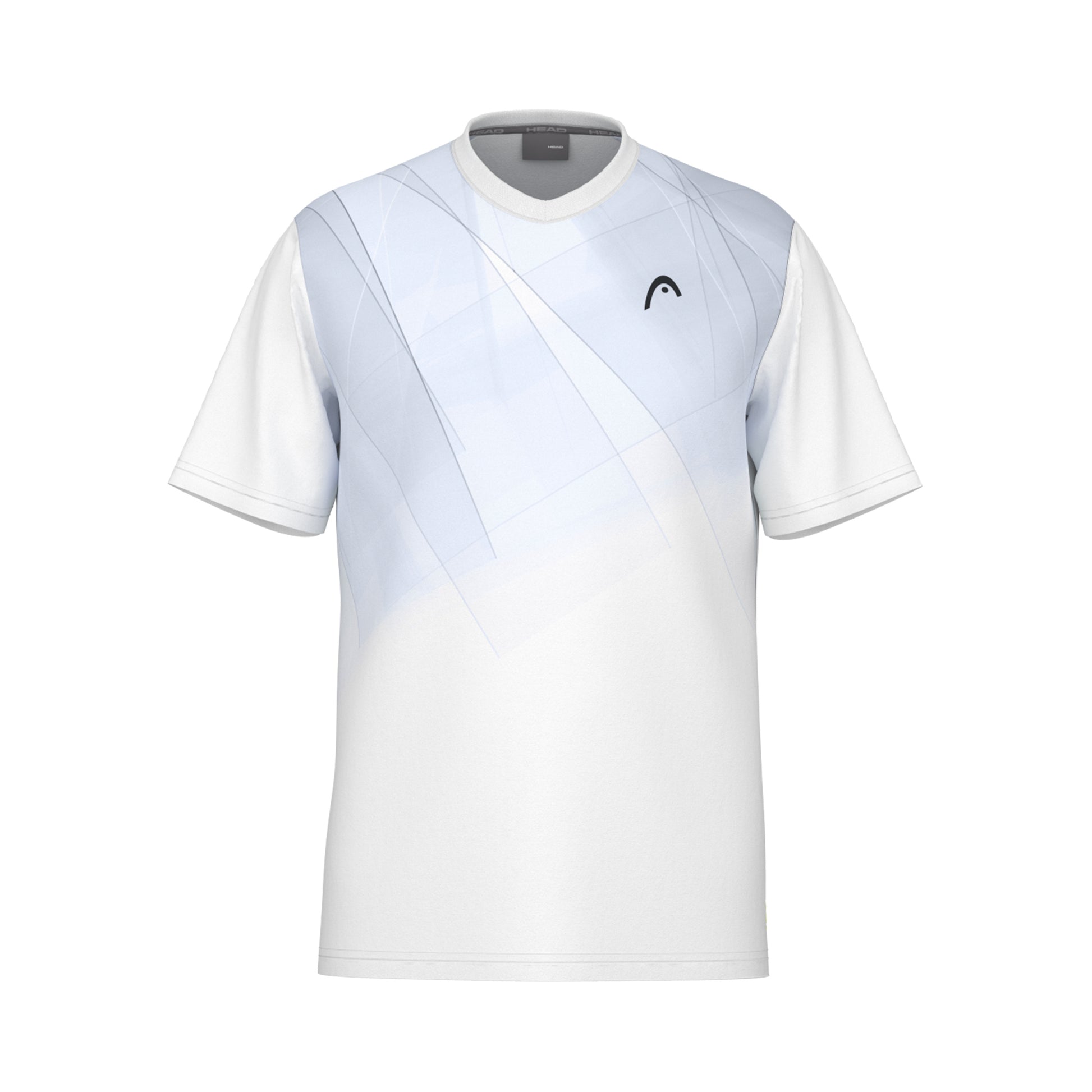 HEAD Topspin Maglietta Ragazzi-Bianco,Blu Scuro