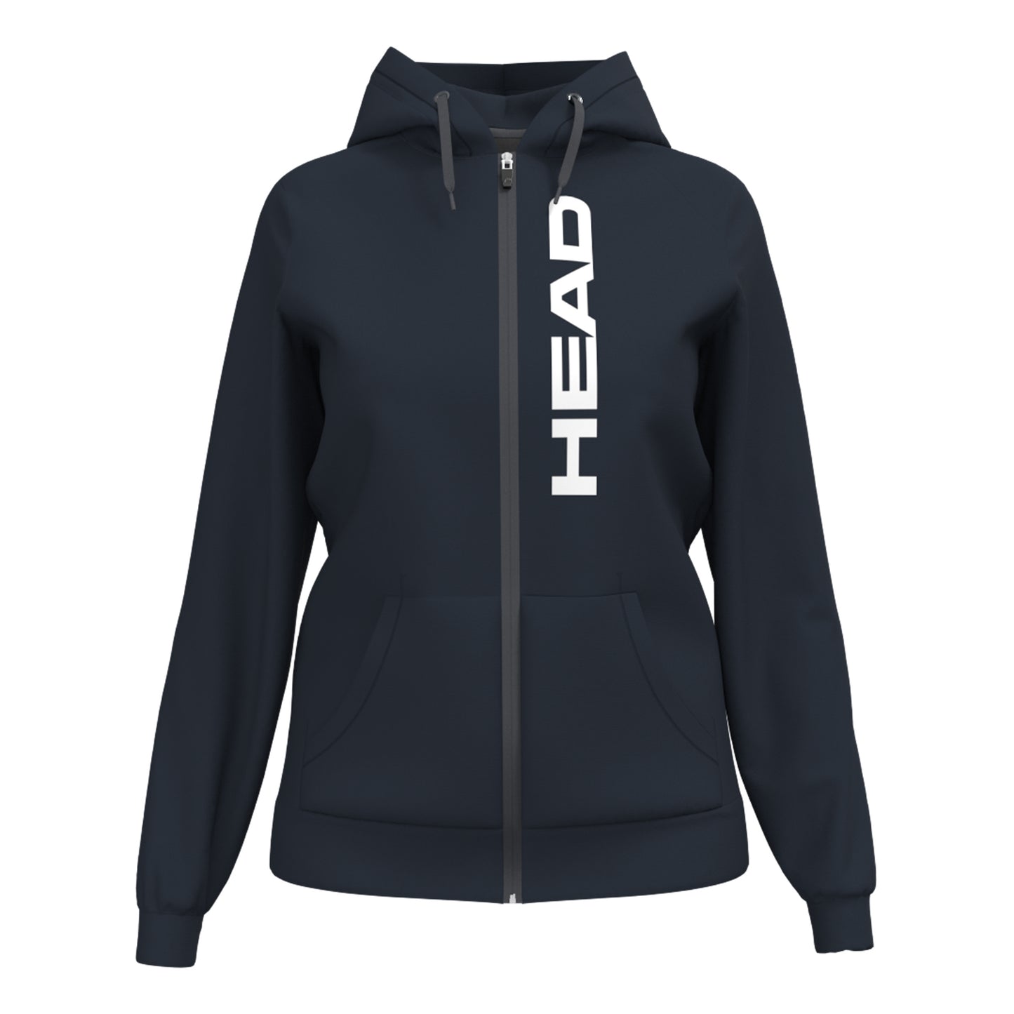 HEAD Club Original Full Zip Felpa Donna-Blu Scuro