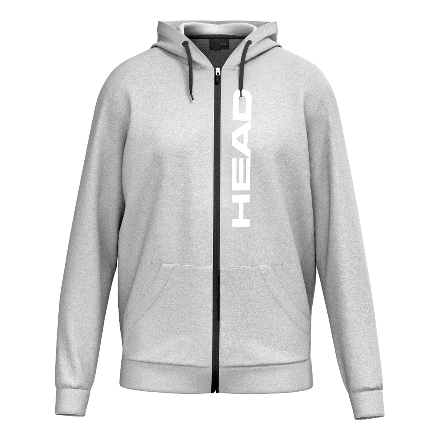 HEAD Club Original Full Zip Felpa Uomini-Grigio Chiaro