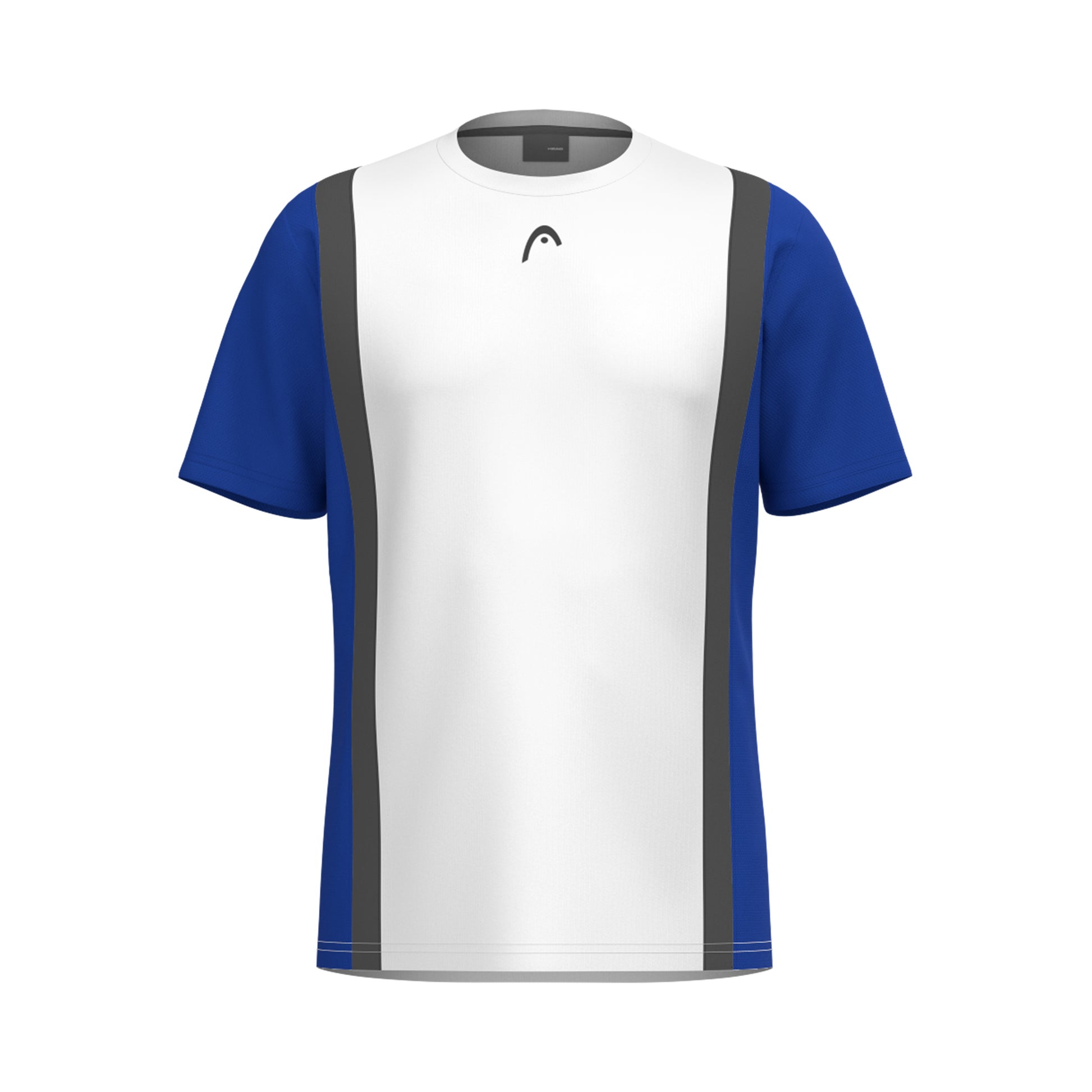 HEAD Club Tech Maglietta Ragazzi-Bianco,Blu Scuro