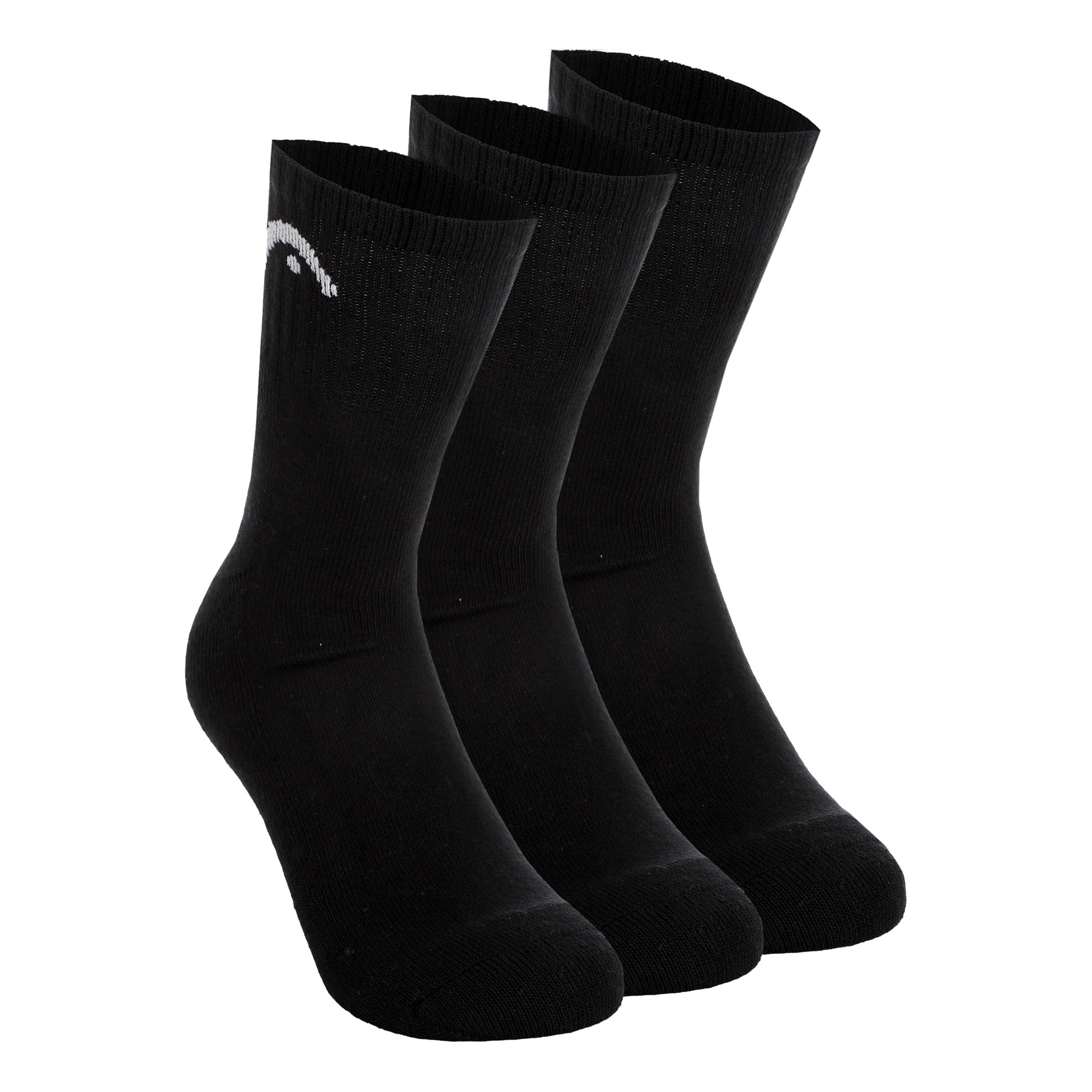 HEAD Short Crew Calzini da tennis Confezione da 3 Unisex - nero,