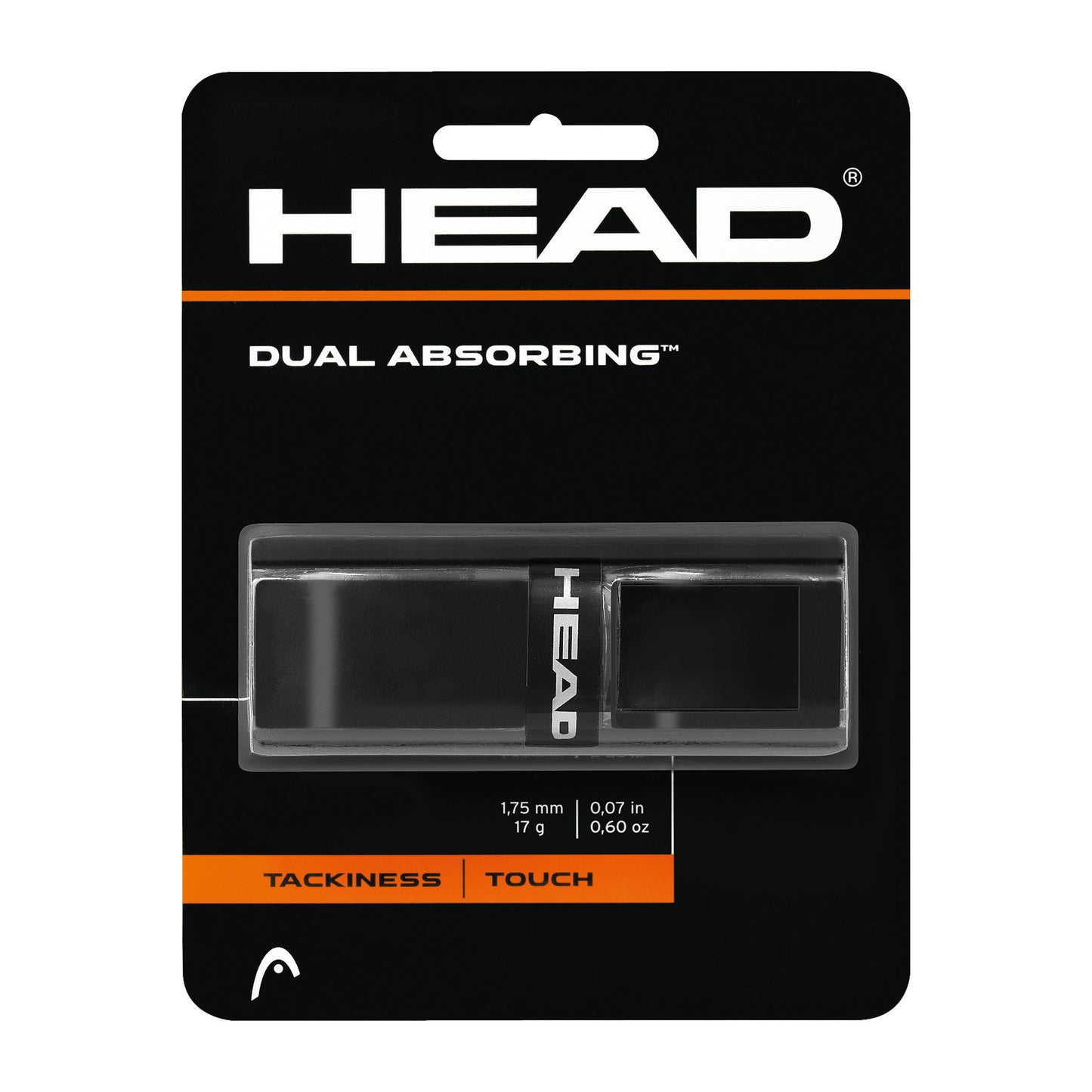 HEAD Dual Absorbing Confezione Da 1-Nero