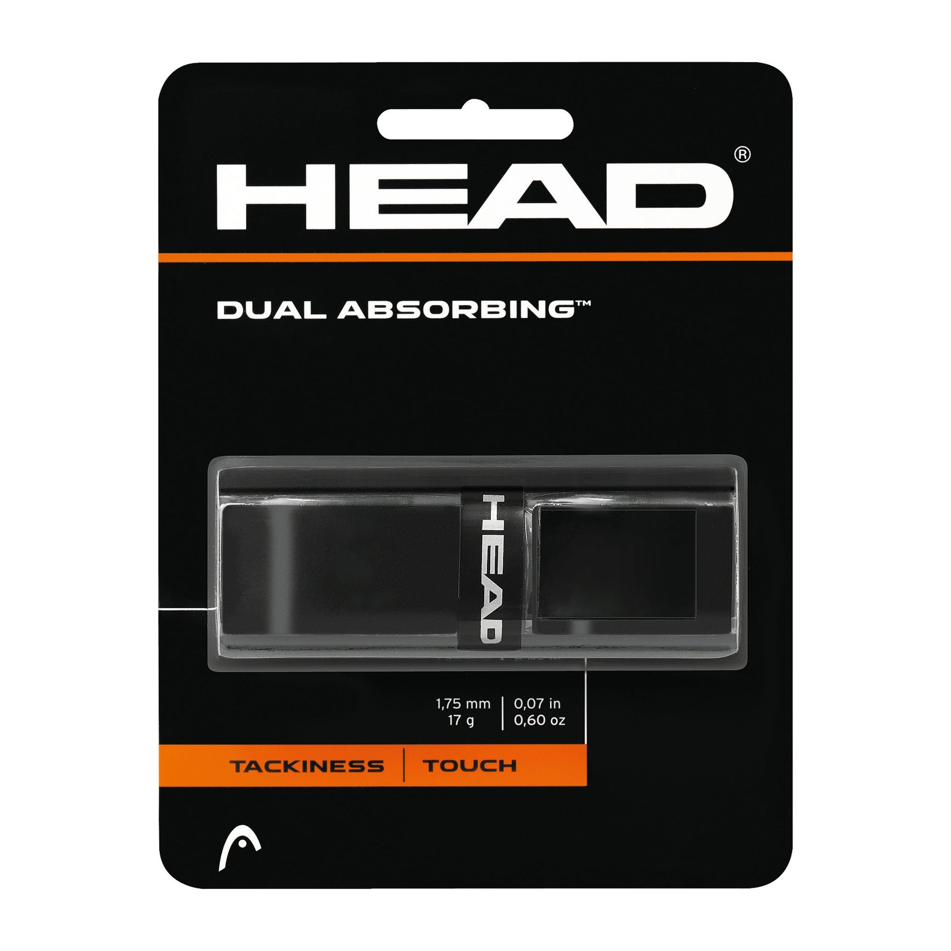 HEAD Dual Absorbing Confezione Da 1-Nero