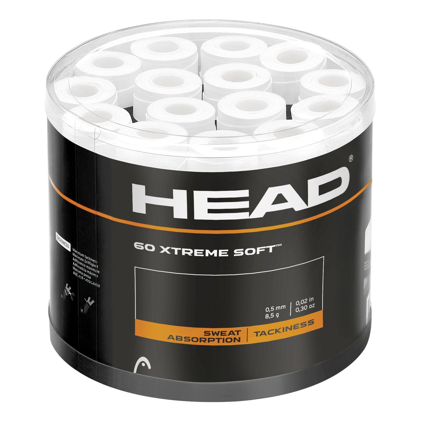 HEAD Xtreme Soft Confezione da 60 - bianco