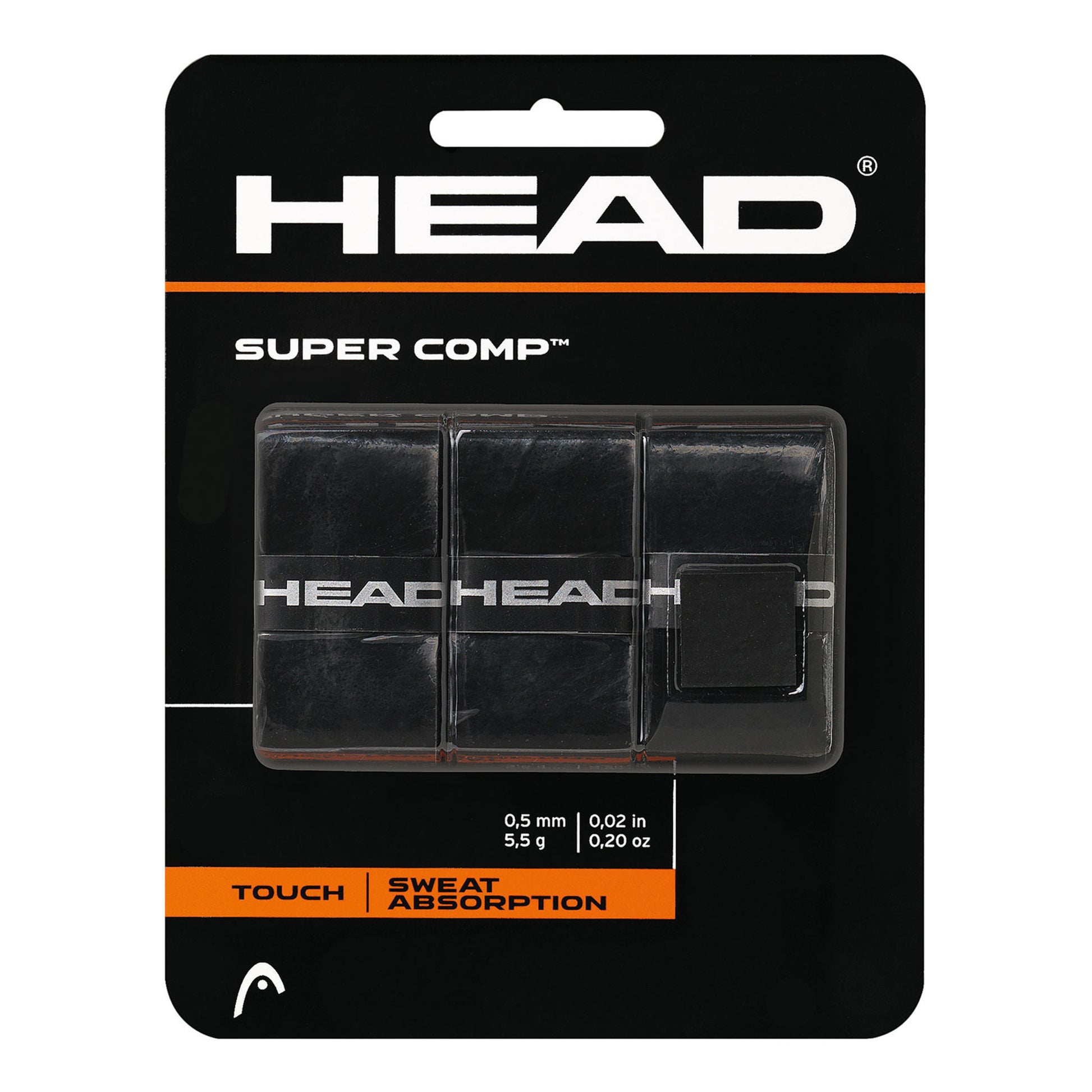 HEAD Super Comp Confezione Da 3-Nero