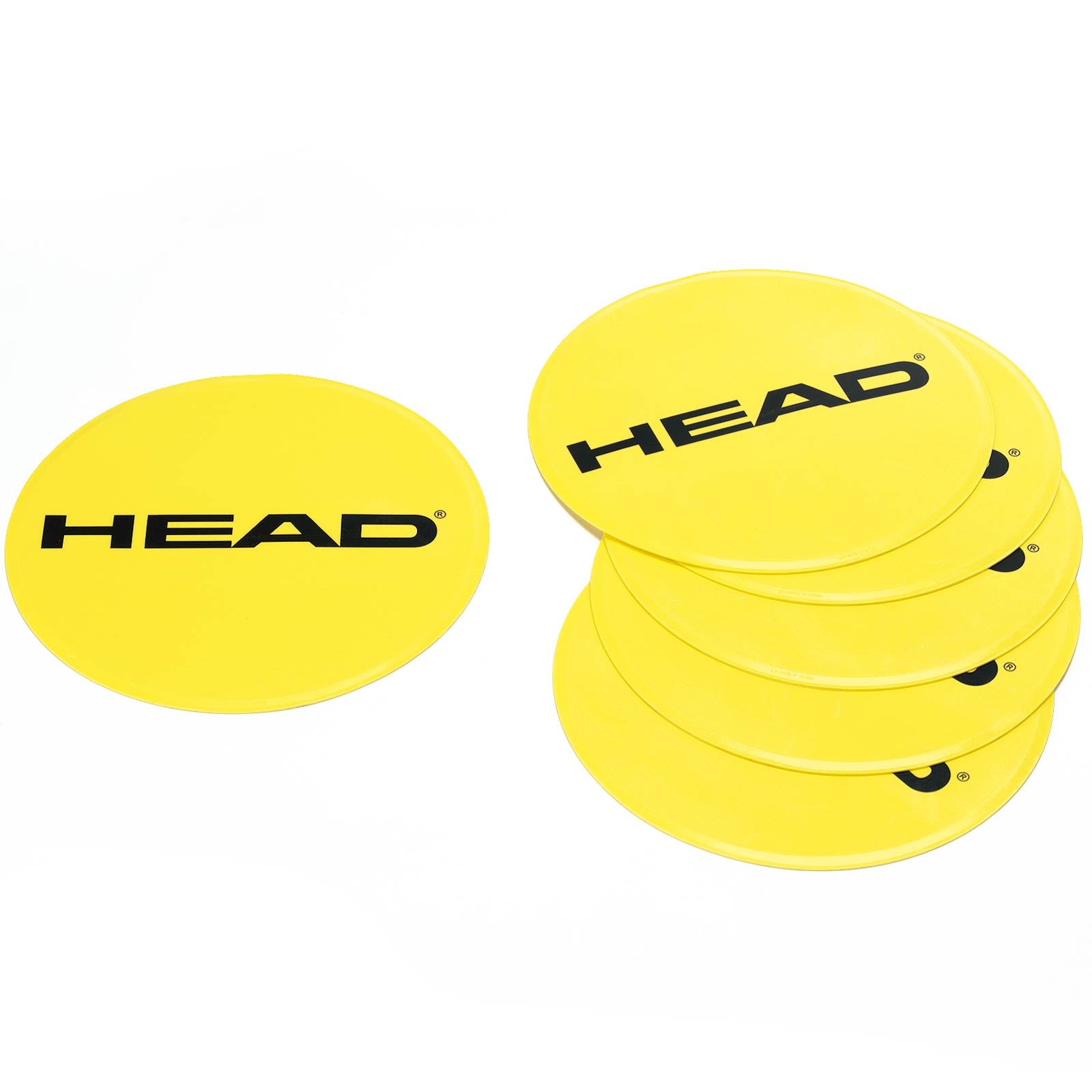 HEAD Marcatura Confezione Da 6 Rotondo-Giallo