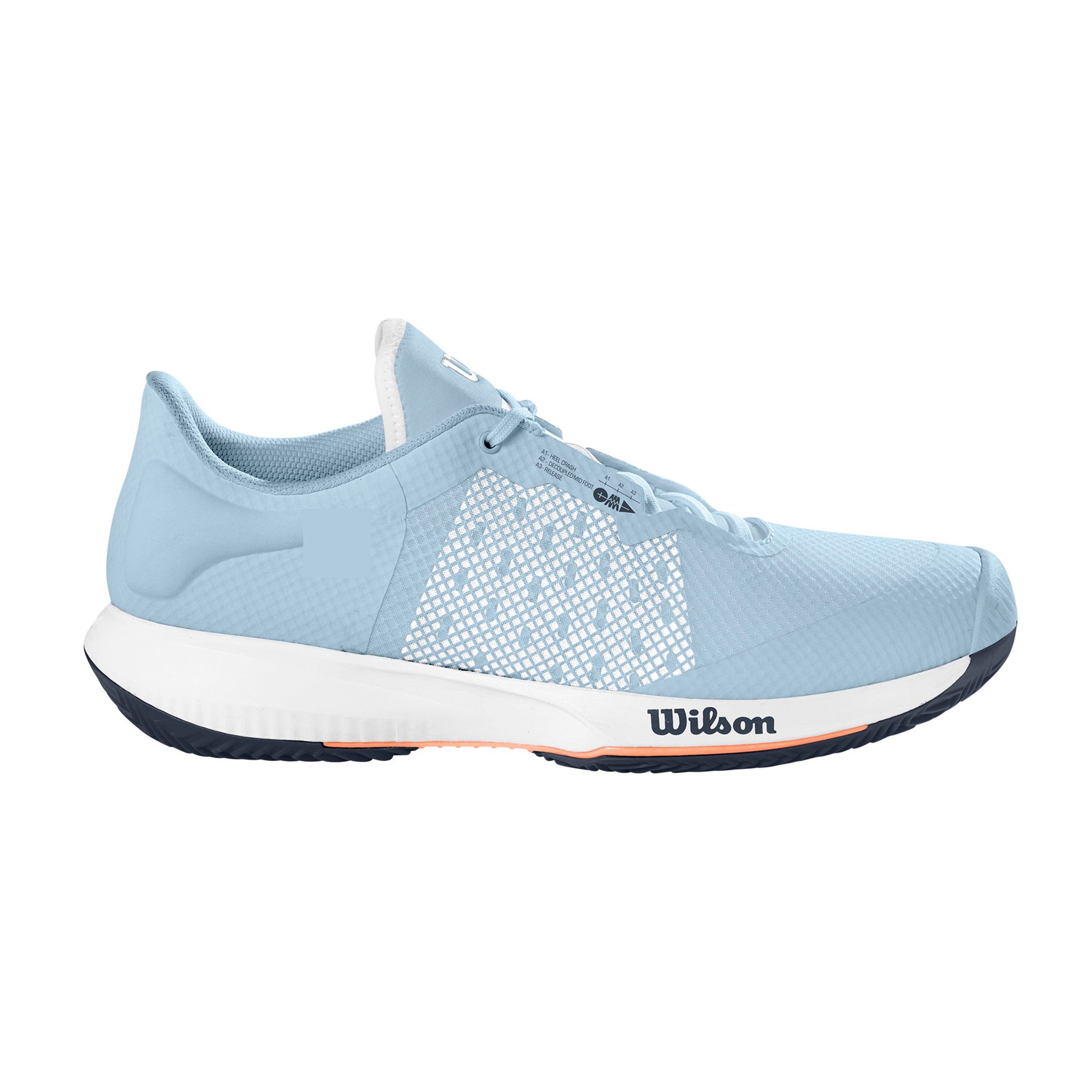Wilson Kaos Swift Scarpa Per Terra Rossa Donna-Blu Chiaro