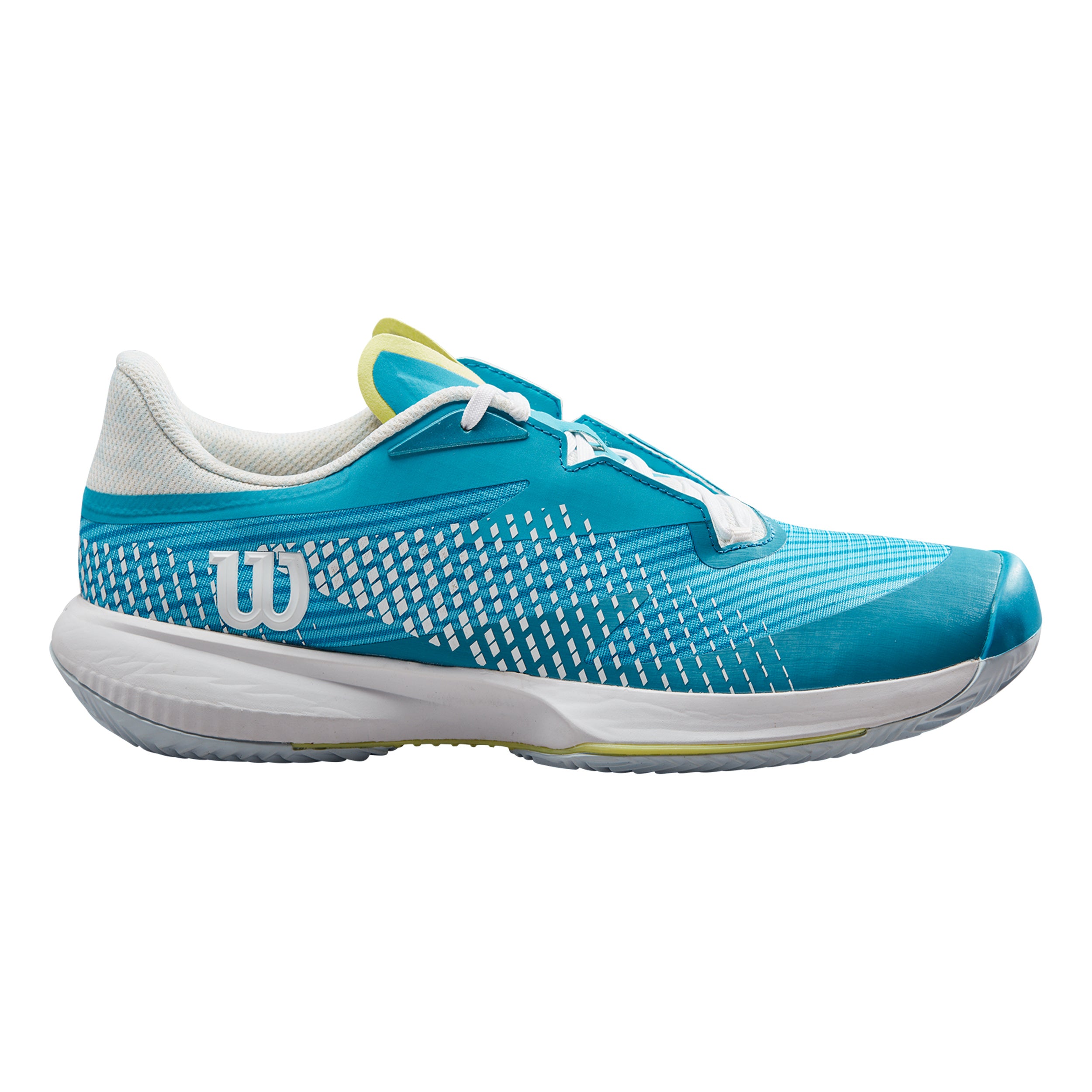 Wilson Kaos Swift 1.5 Scarpa Per Terra Rossa Donna-Turchese,Bianco