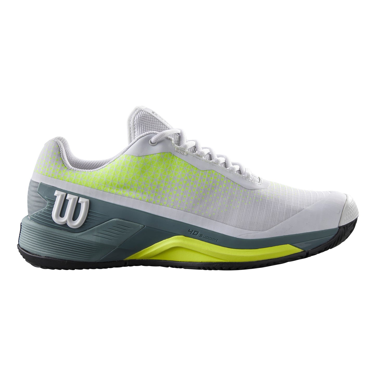 Wilson Rush Pro 4.0 Scarpa Per Terra Rossa Uomini-Bianco,Grigio
