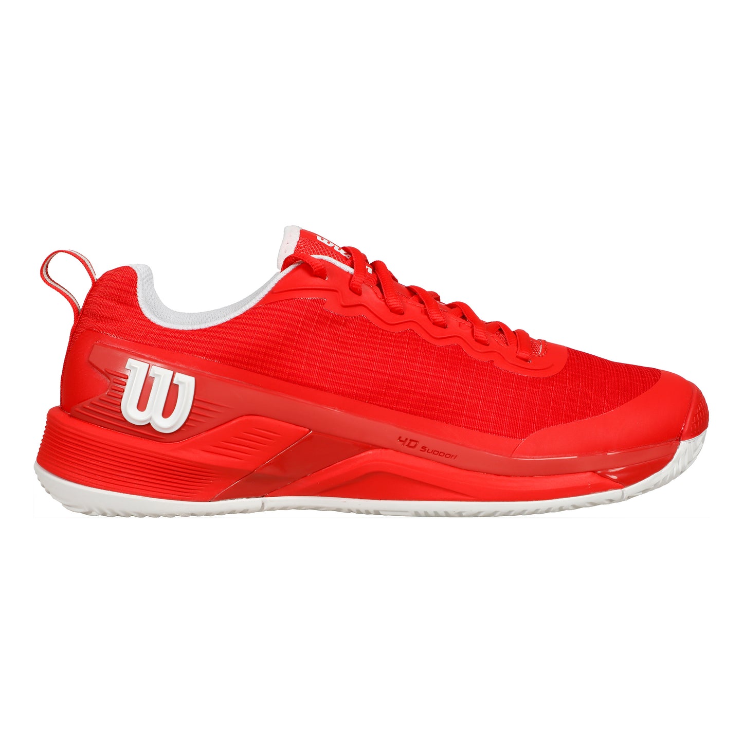 Wilson Rush Pro 4.5 Scarpa Per Terra Rossa Uomini-Rosso,Bianco
