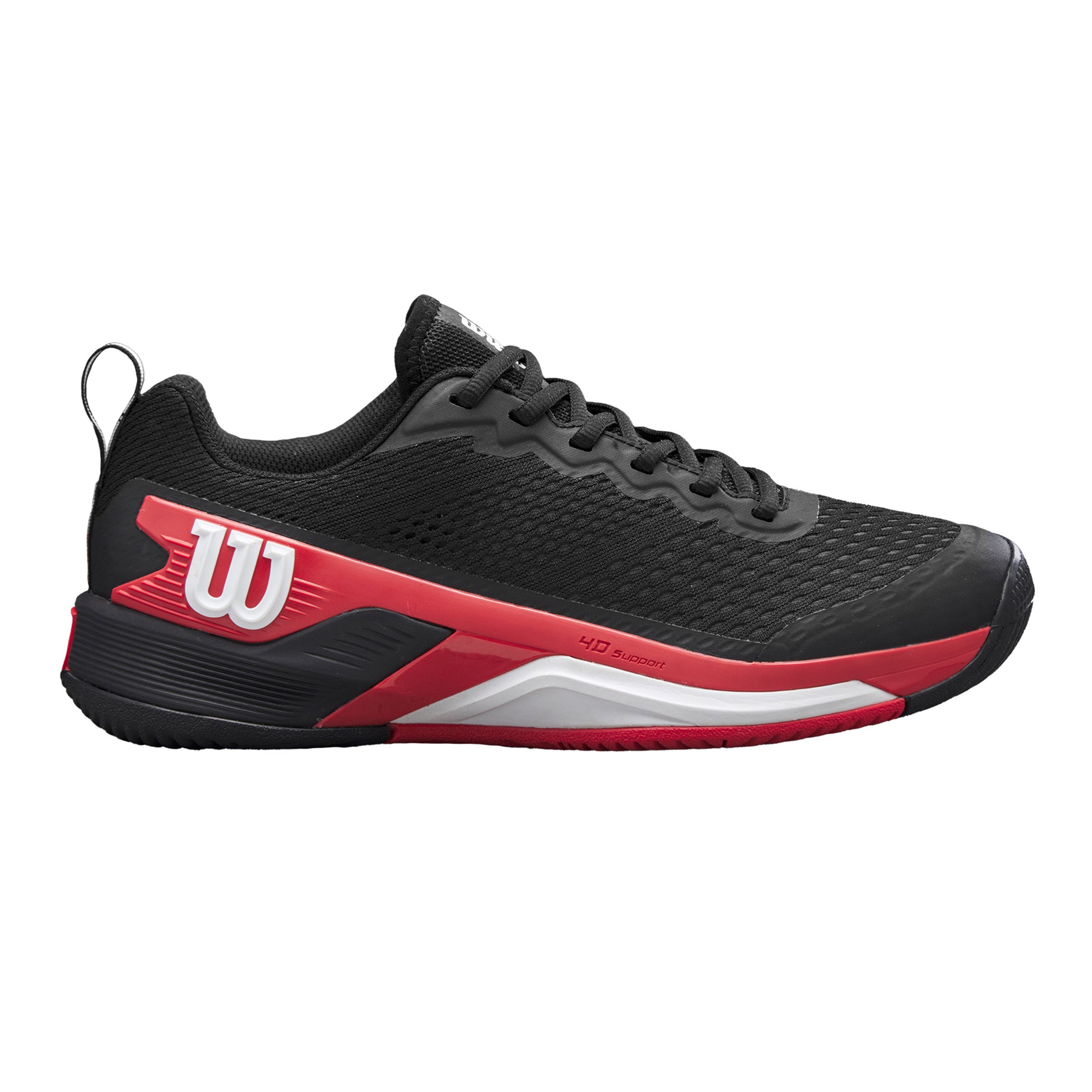 Wilson Rush Pro 4.5 Scarpa Per Tutte Le Superfici Uomini-Nero,Rosso