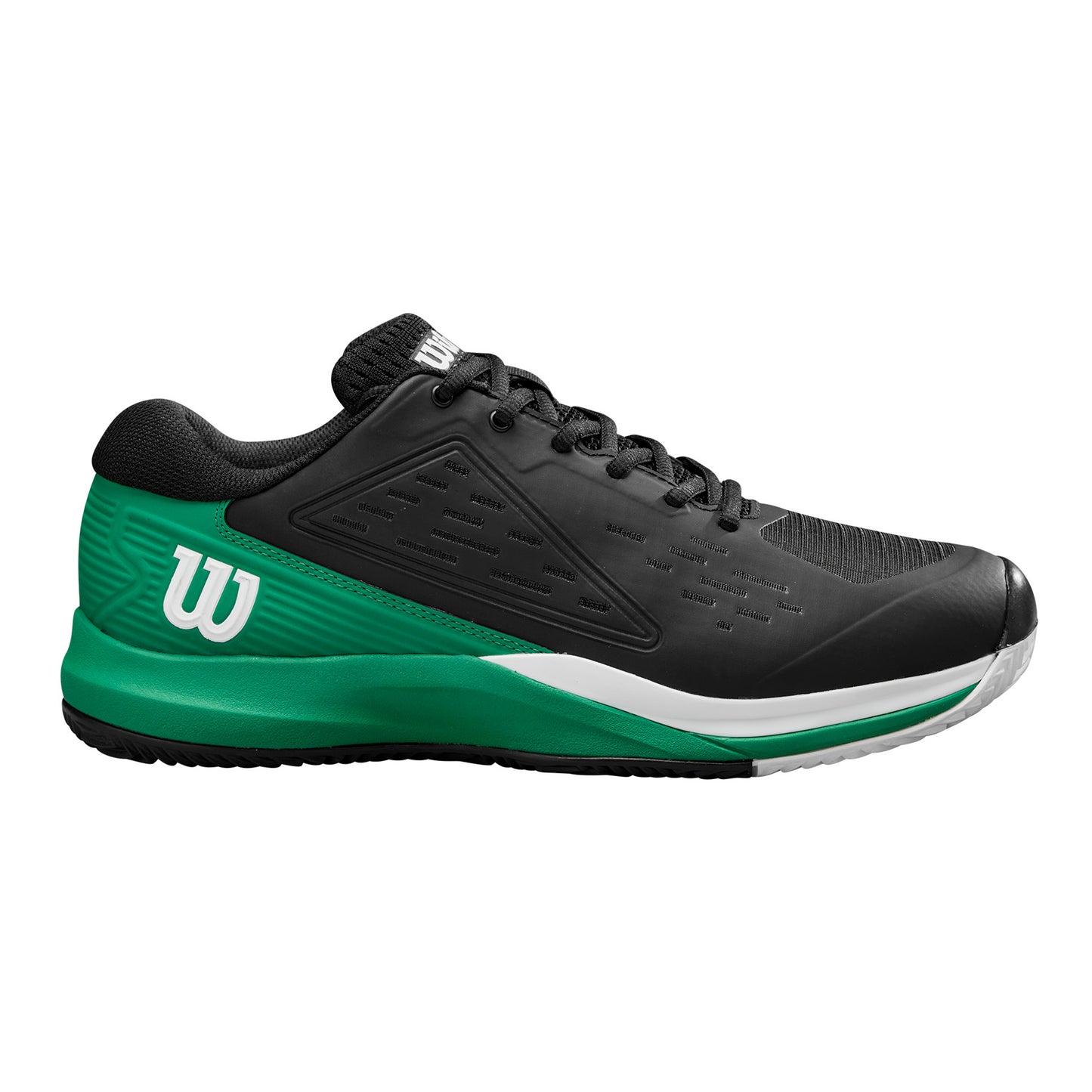 Wilson Rush Pro Ace Scarpa Per Terra Rossa Uomini-Nero,Verde