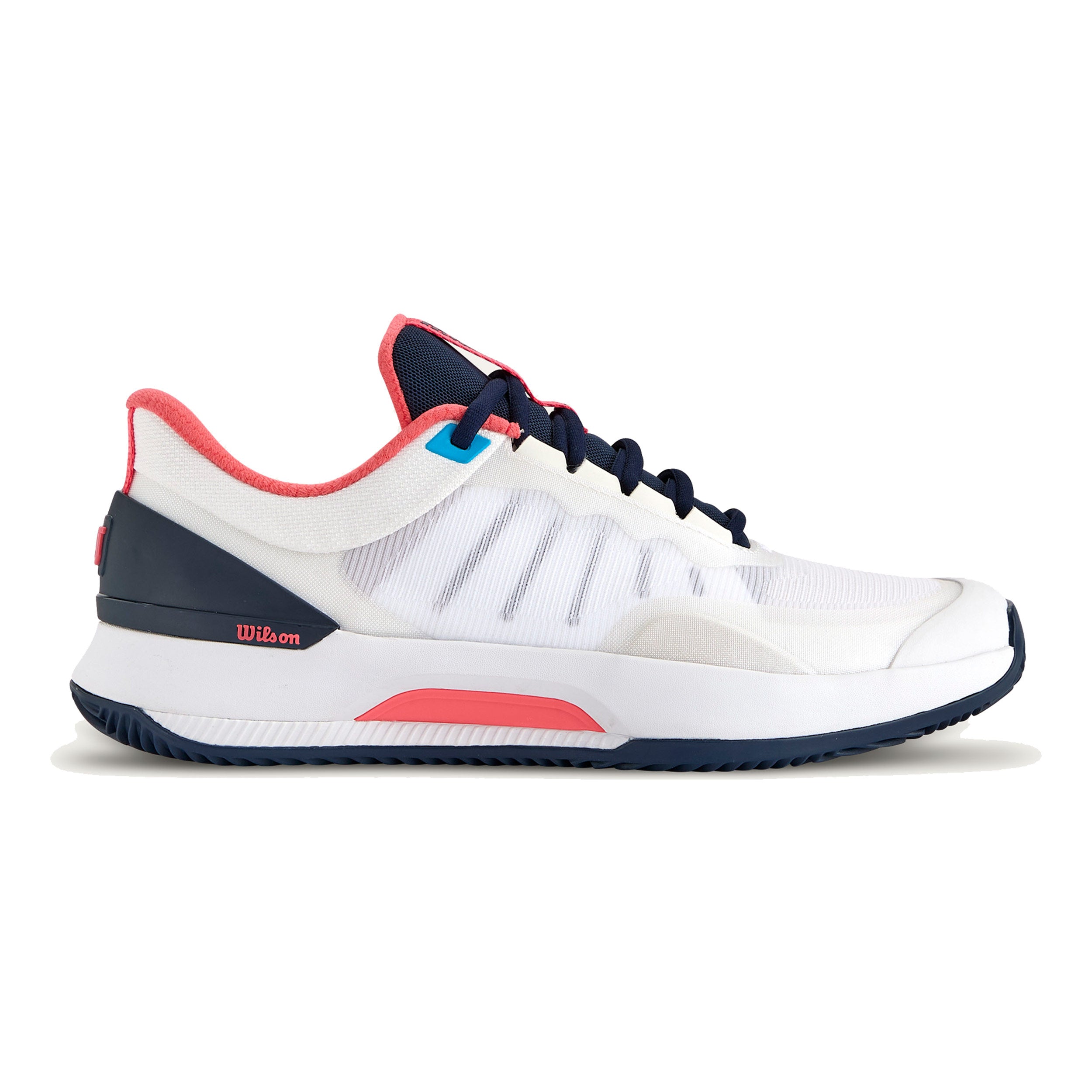 Wilson Intrigue Tour Scarpa Per Terra Rossa Donna-Bianco,Blu Scuro