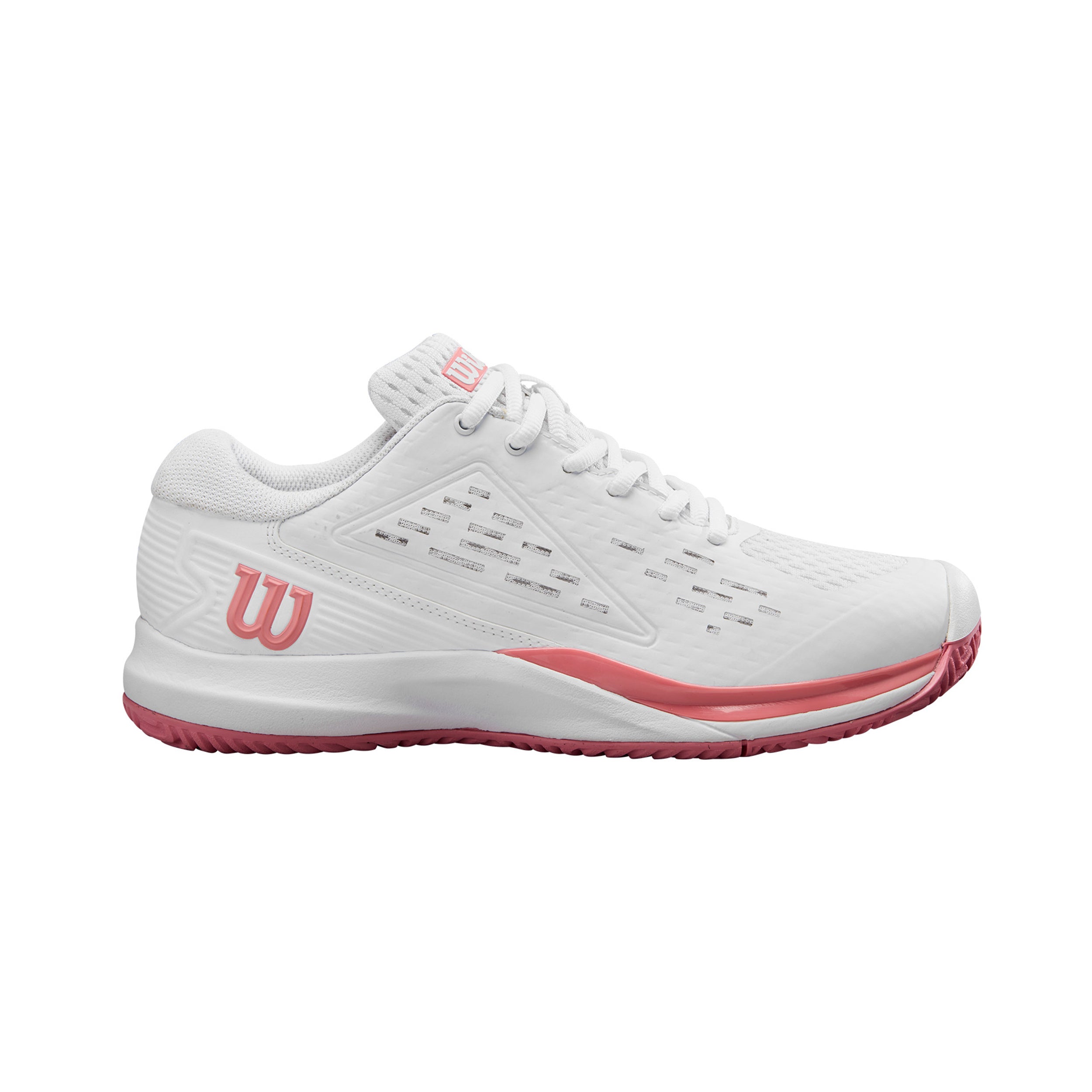 Wilson Rush Pro Ace Scarpa Per Tutte Le Superfici Bambini-Bianco,Malva
