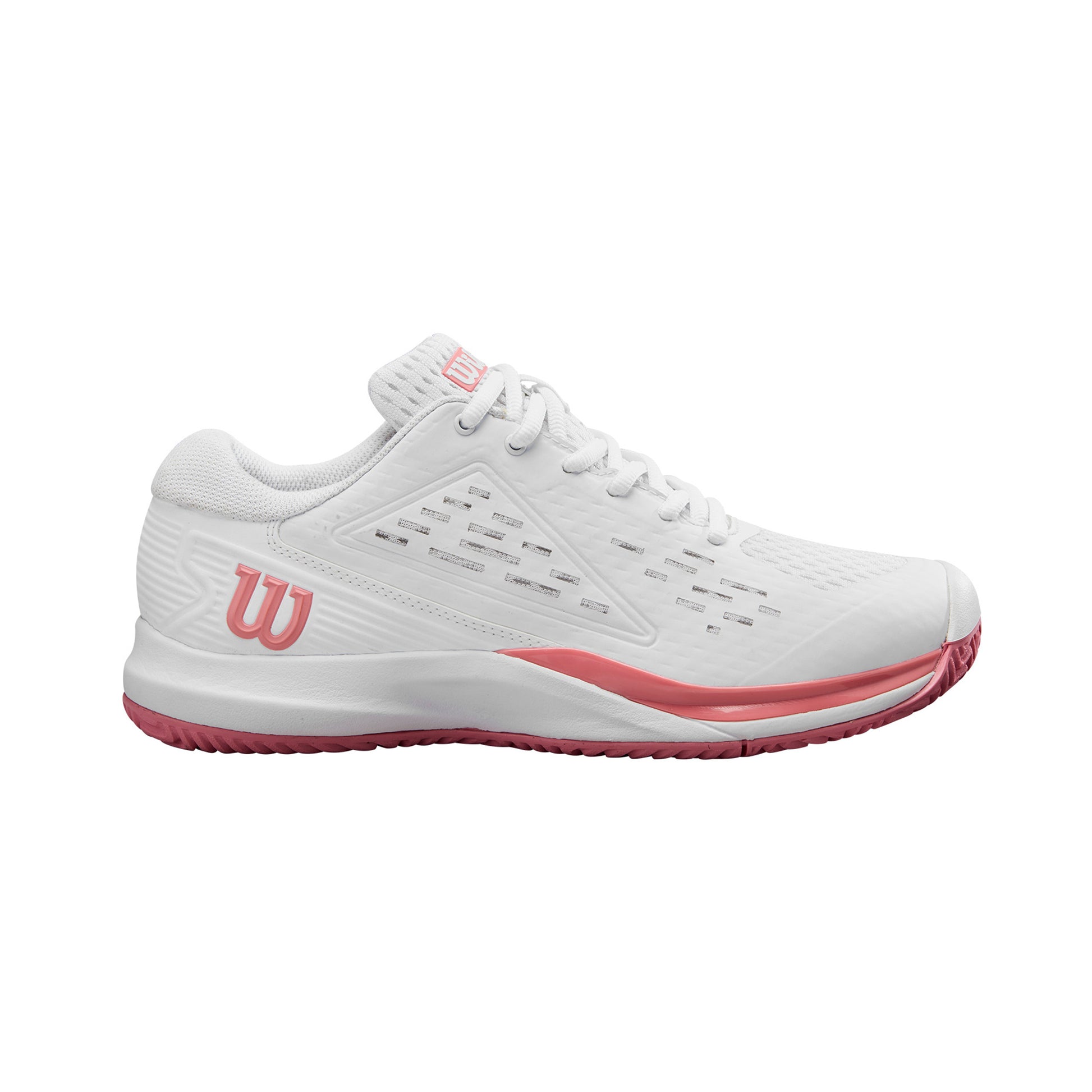 Wilson Rush Pro Ace Scarpa Per Tutte Le Superfici Bambini-Bianco,Malva