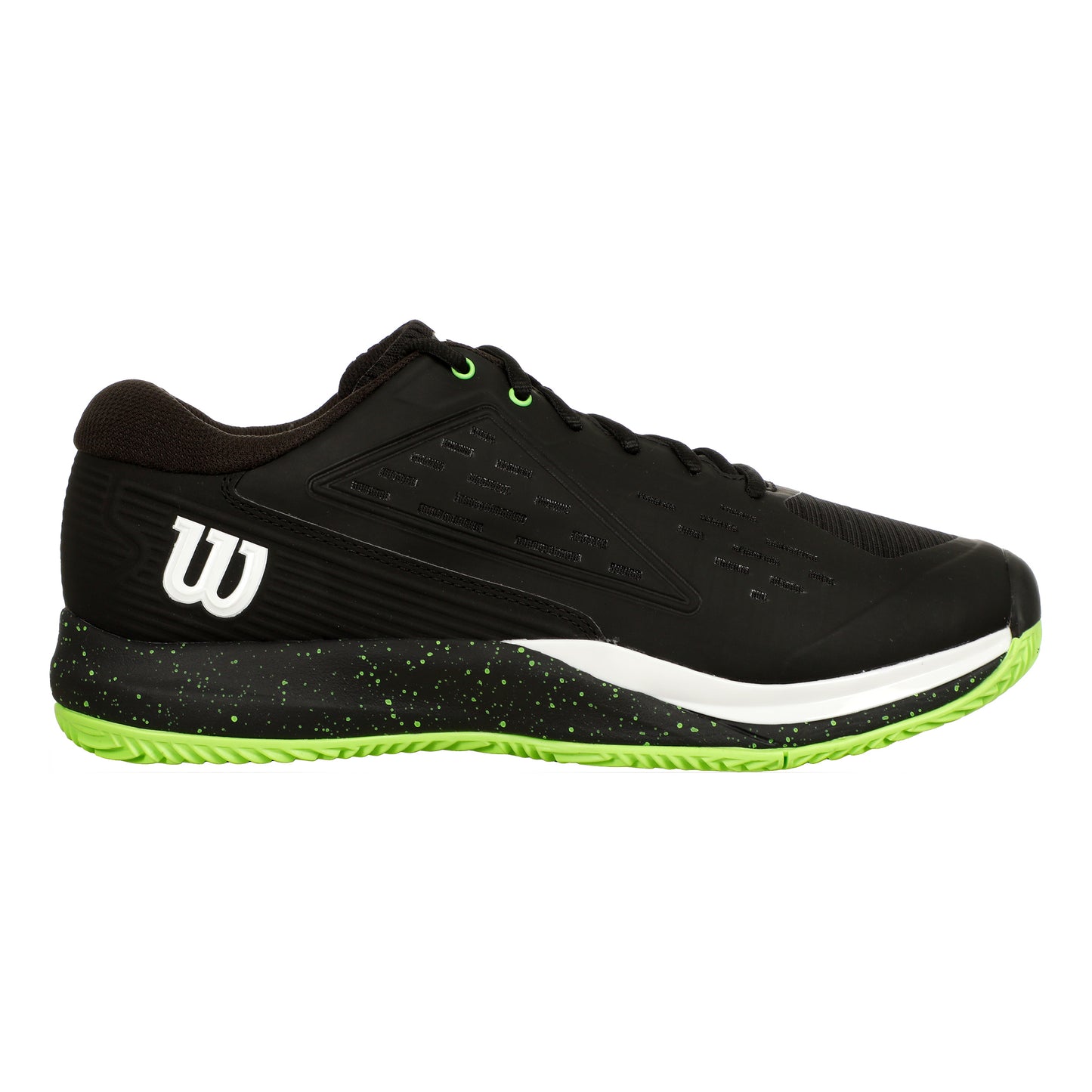Wilson Rush Pro Ace Scarpa Per Terra Rossa Uomini-Nero,Verde Neon