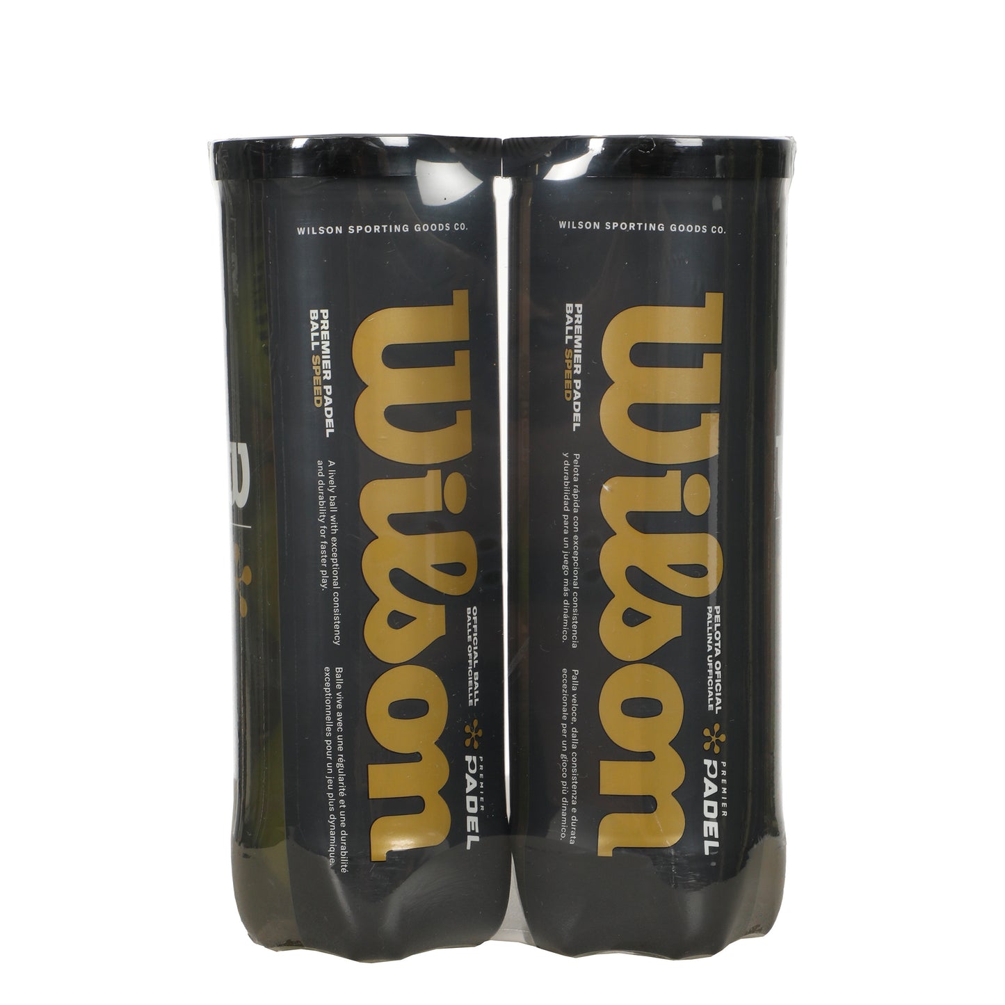Wilson Premier Padel Speed X3 Bi Pack 2 Tubi Da 3