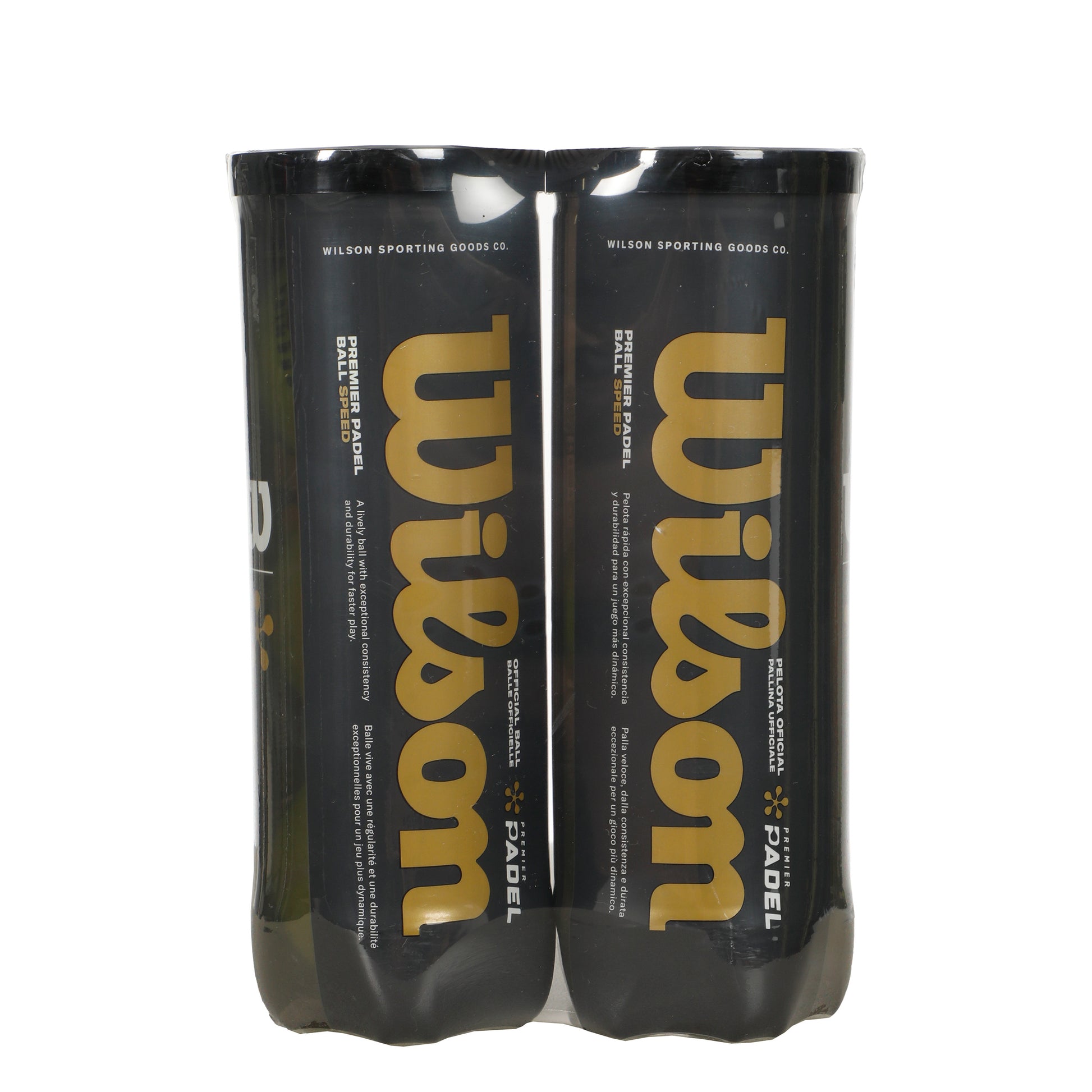 Wilson Premier Padel Speed X3 Bi Pack 2 Tubi Da 3