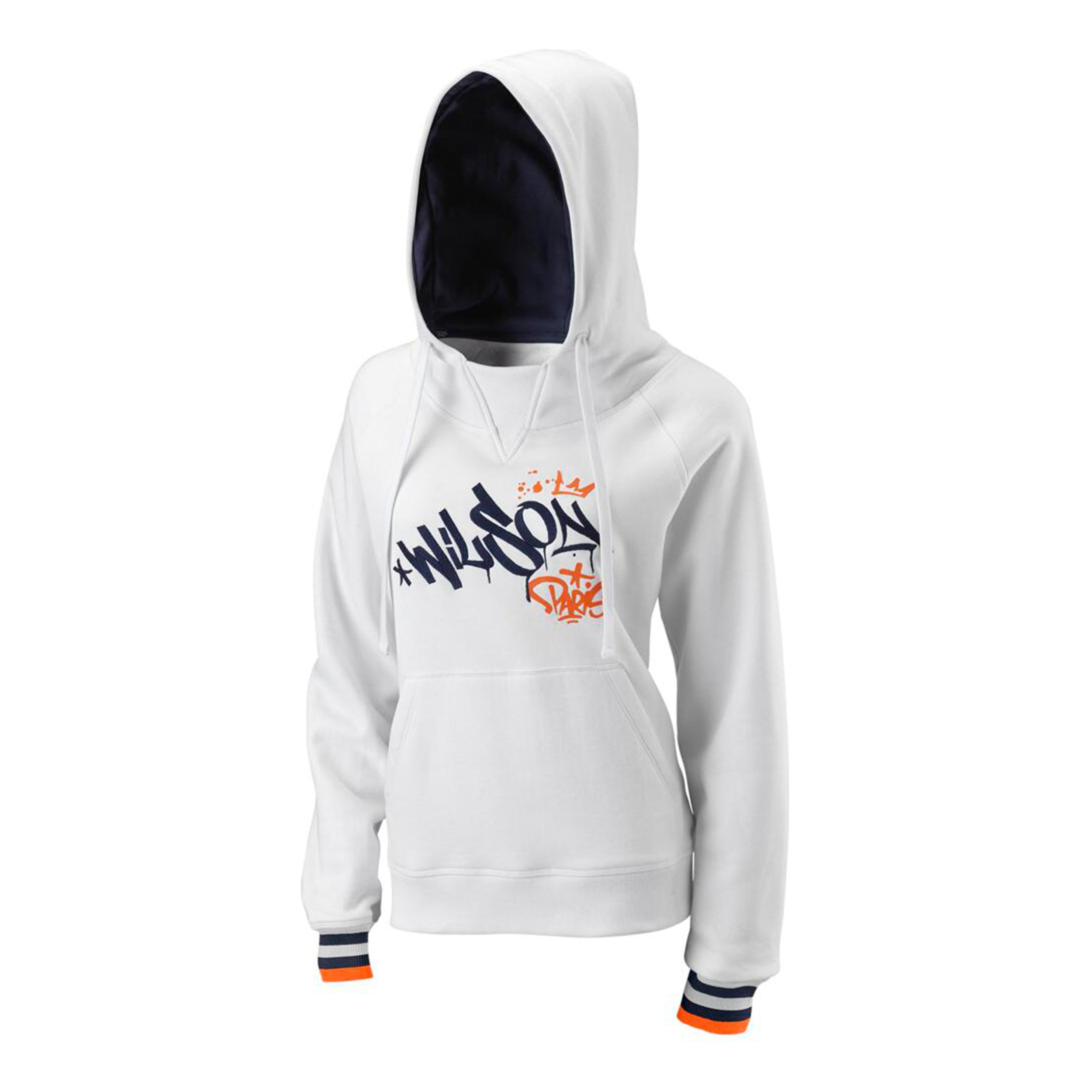 Wilson Paris 2022 Felpa con cappuccio Donna - bianco,