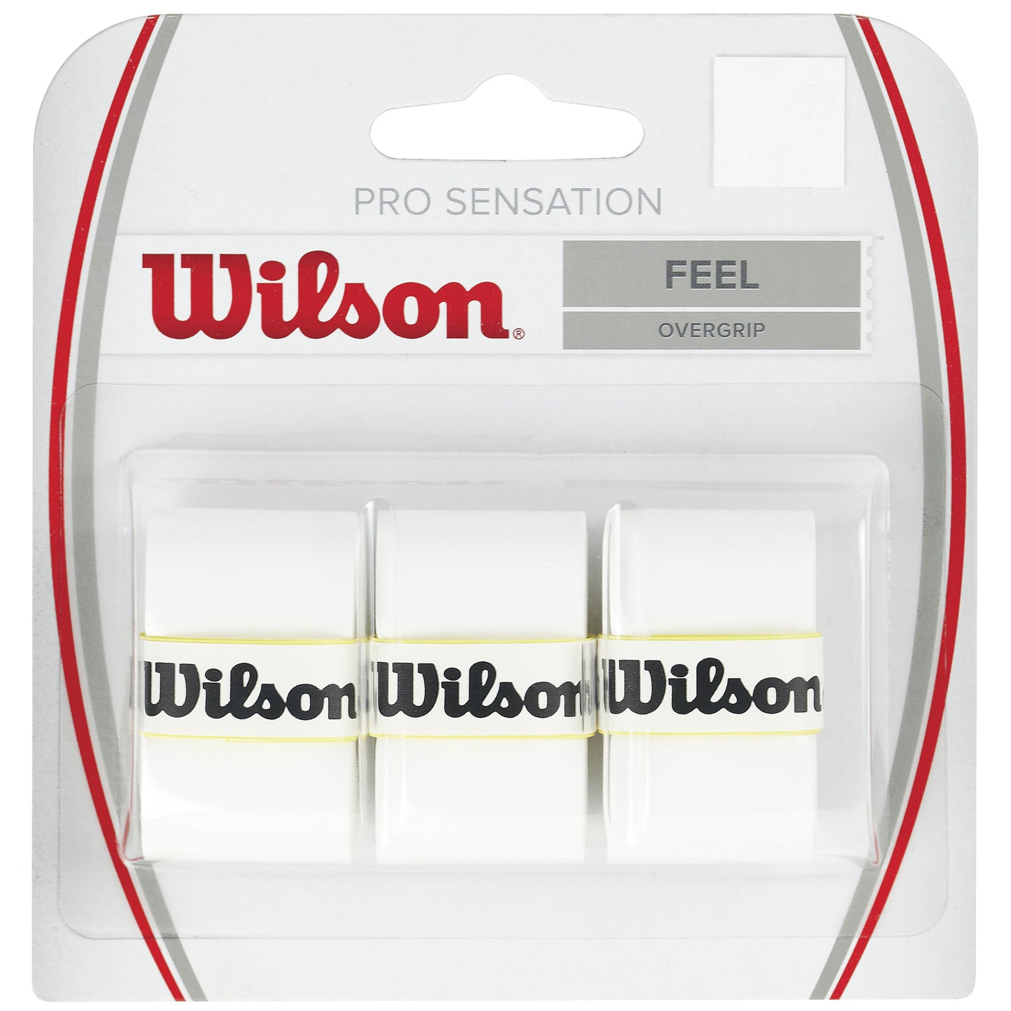 Wilson Pro Overgrip Sensation Confezione Da 3-Bianco