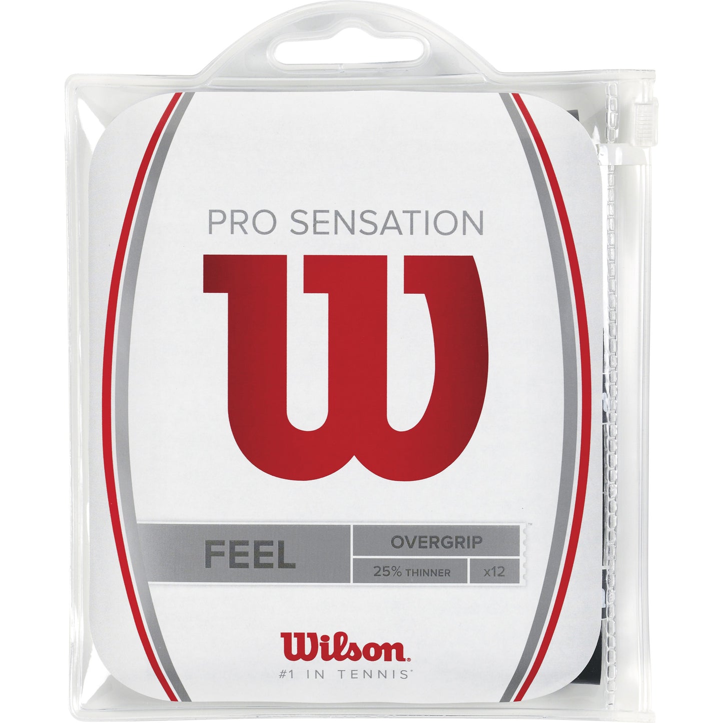 Wilson Pro Overgrip Sensation Confezione da 12 - nero