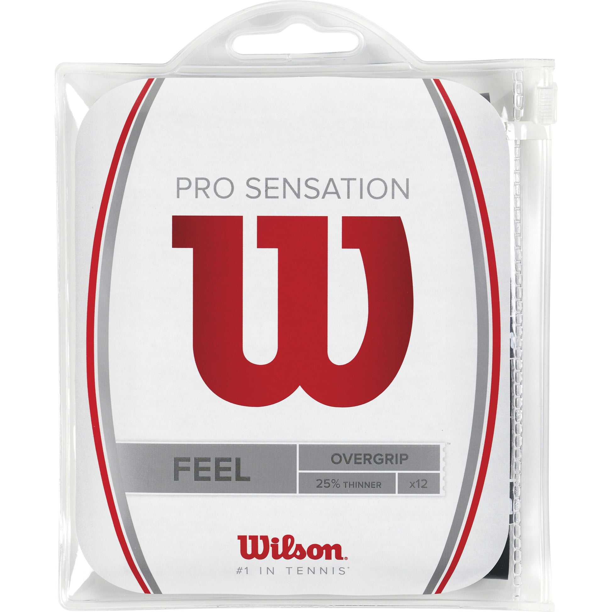 Wilson Pro Overgrip Sensation Confezione da 12 - nero
