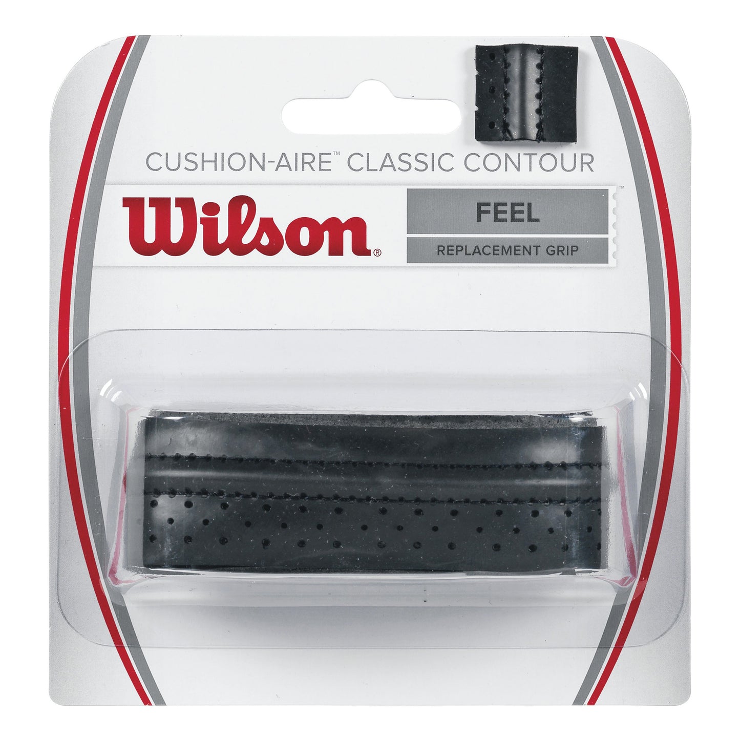 Wilson Tour Cushion-Aire Classic Contour Confezione Da 1-Nero
