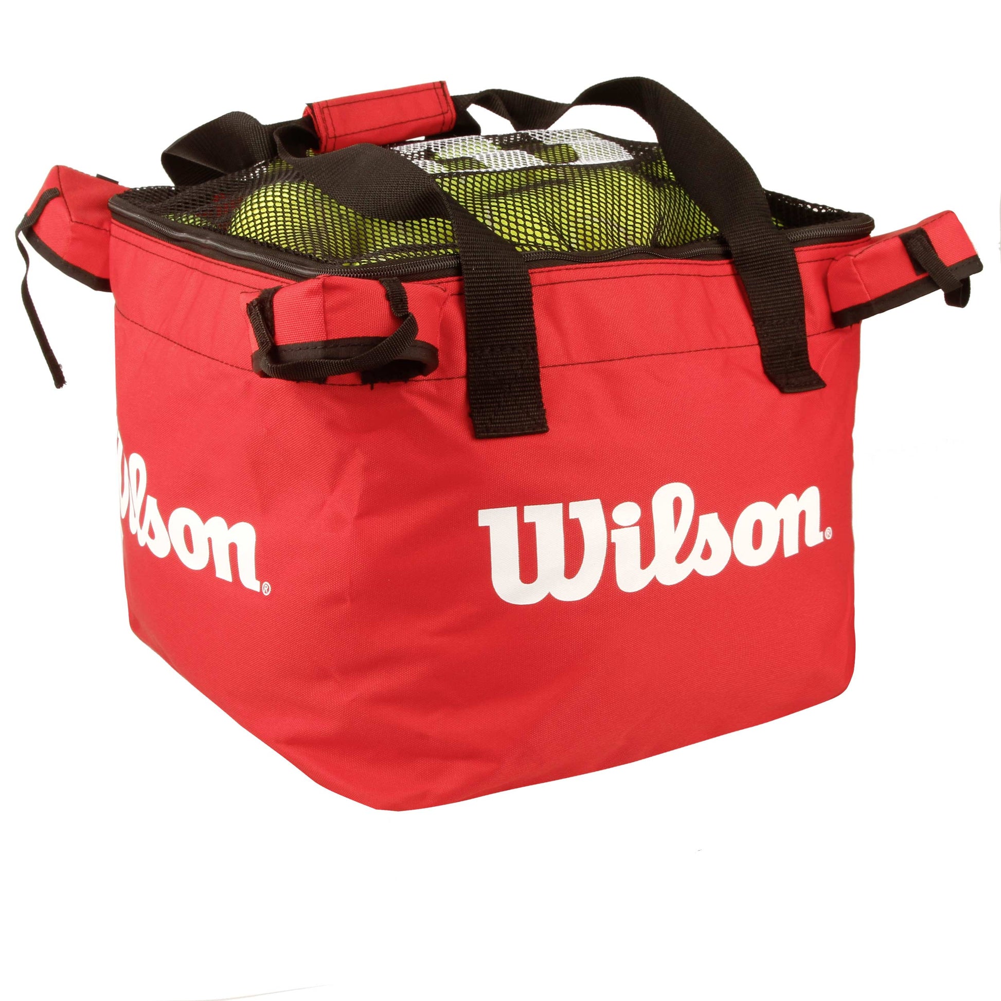 Wilson Tennis Teaching Cart Tasca Per Palline Ricambio-Rosso