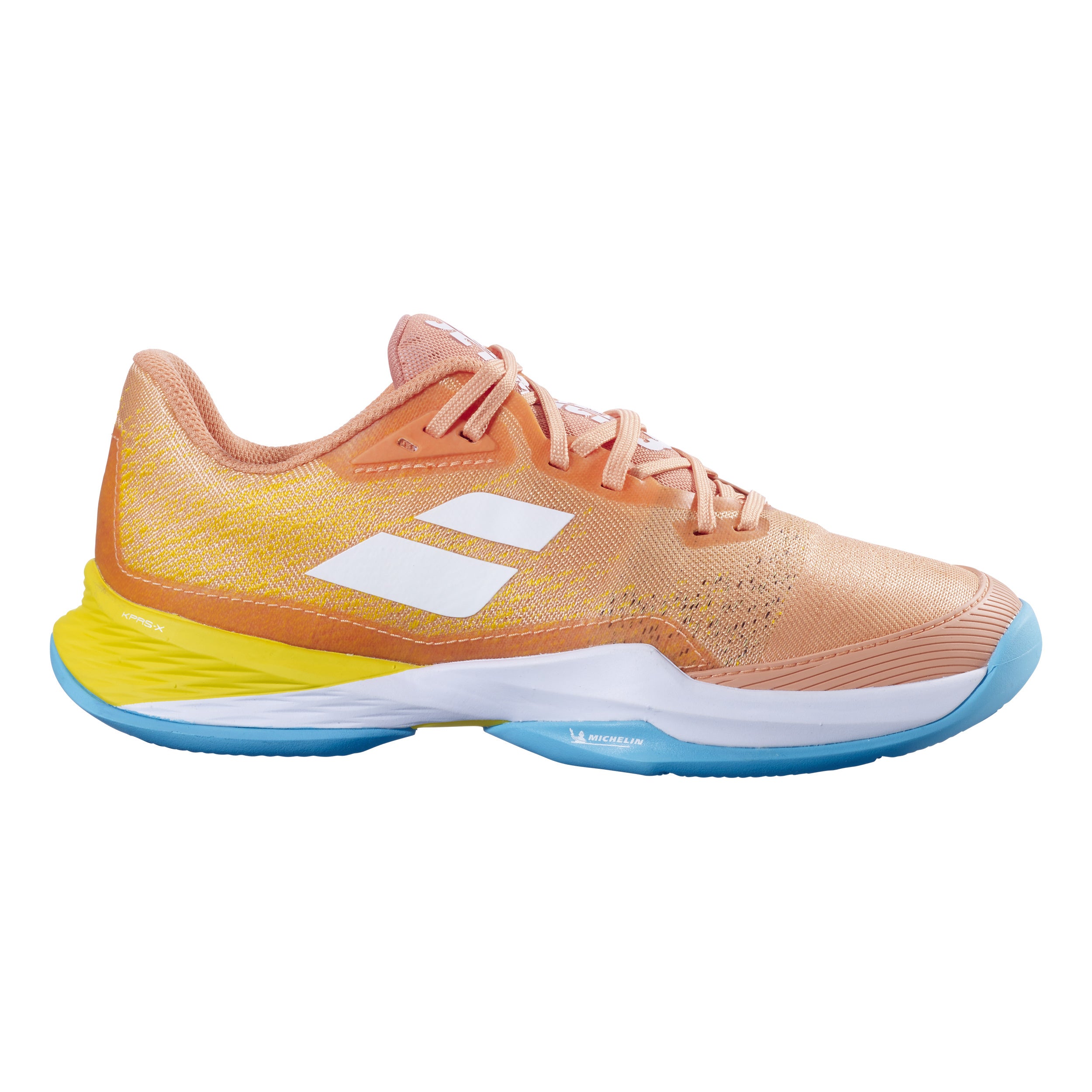 Babolat Jet Mach 3 Scarpa Per Terra Rossa Donna-Albicocca,Giallo